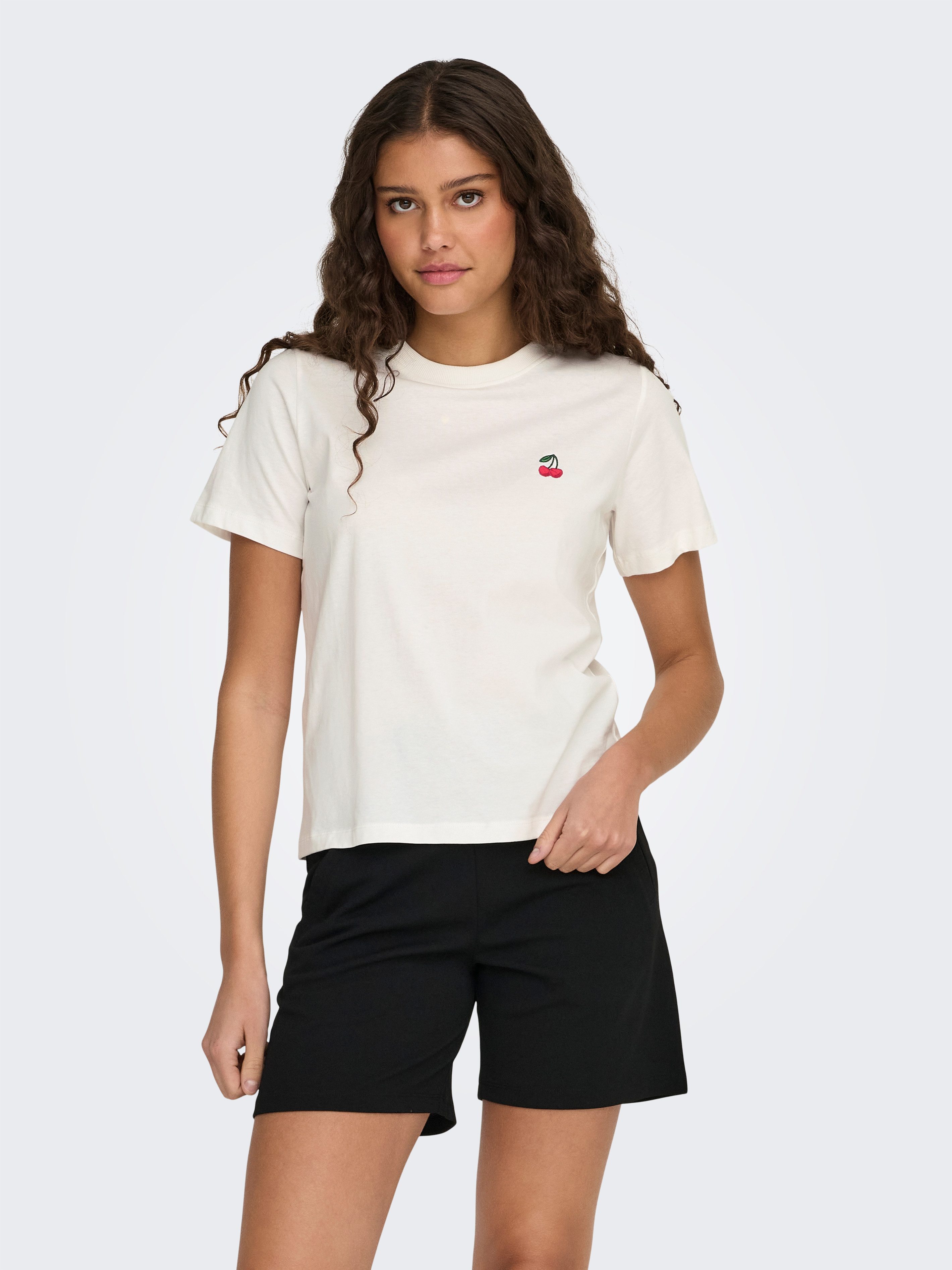 JDY Kurzarmshirt JDYPISA S/S PRINT TOP JRS NOOS Baumwolle, regular fit günstig online kaufen
