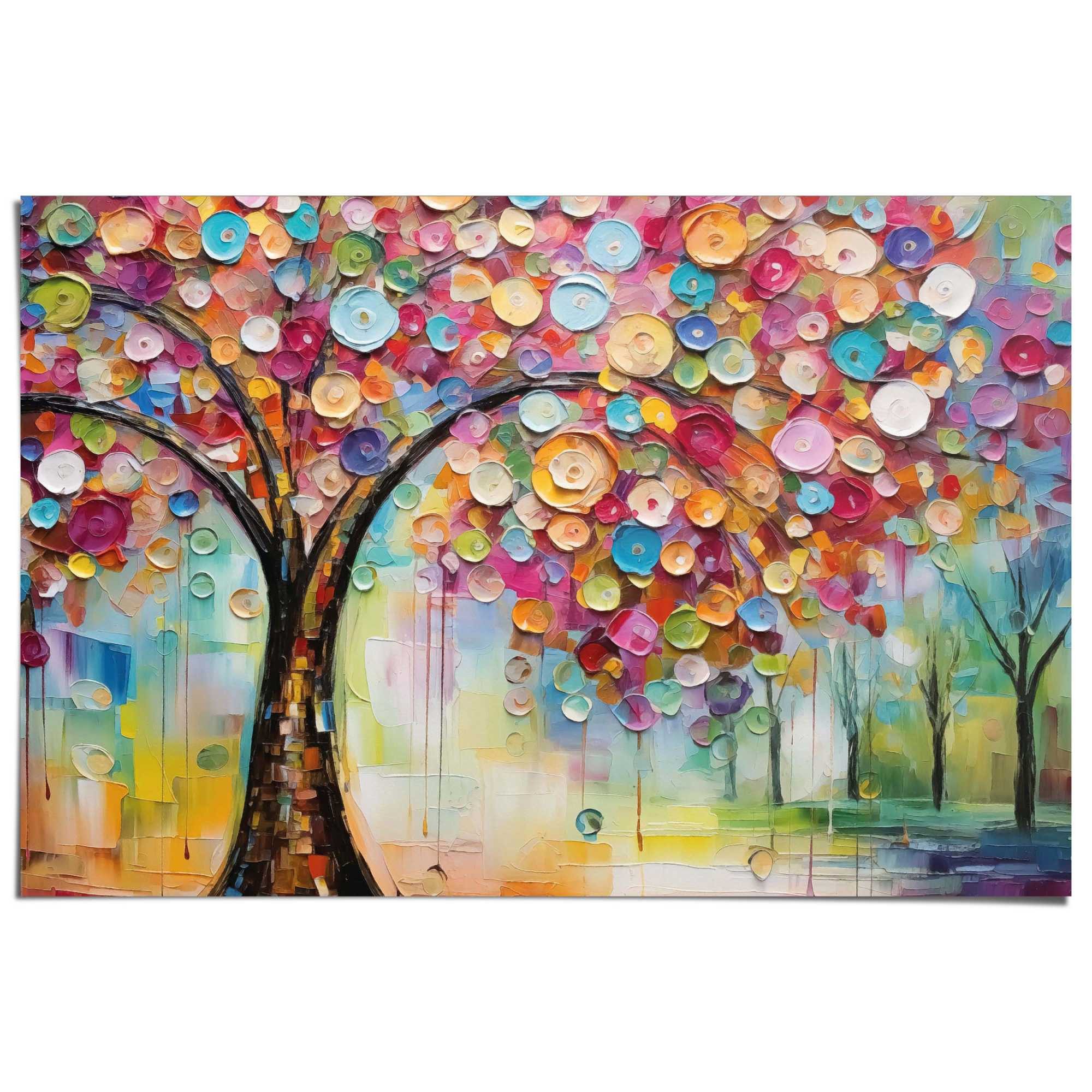 Reinders! Poster Life Tree, Hobbyraum - Mehrfarbig - 150 gr. Papier - 91,5x61 cm