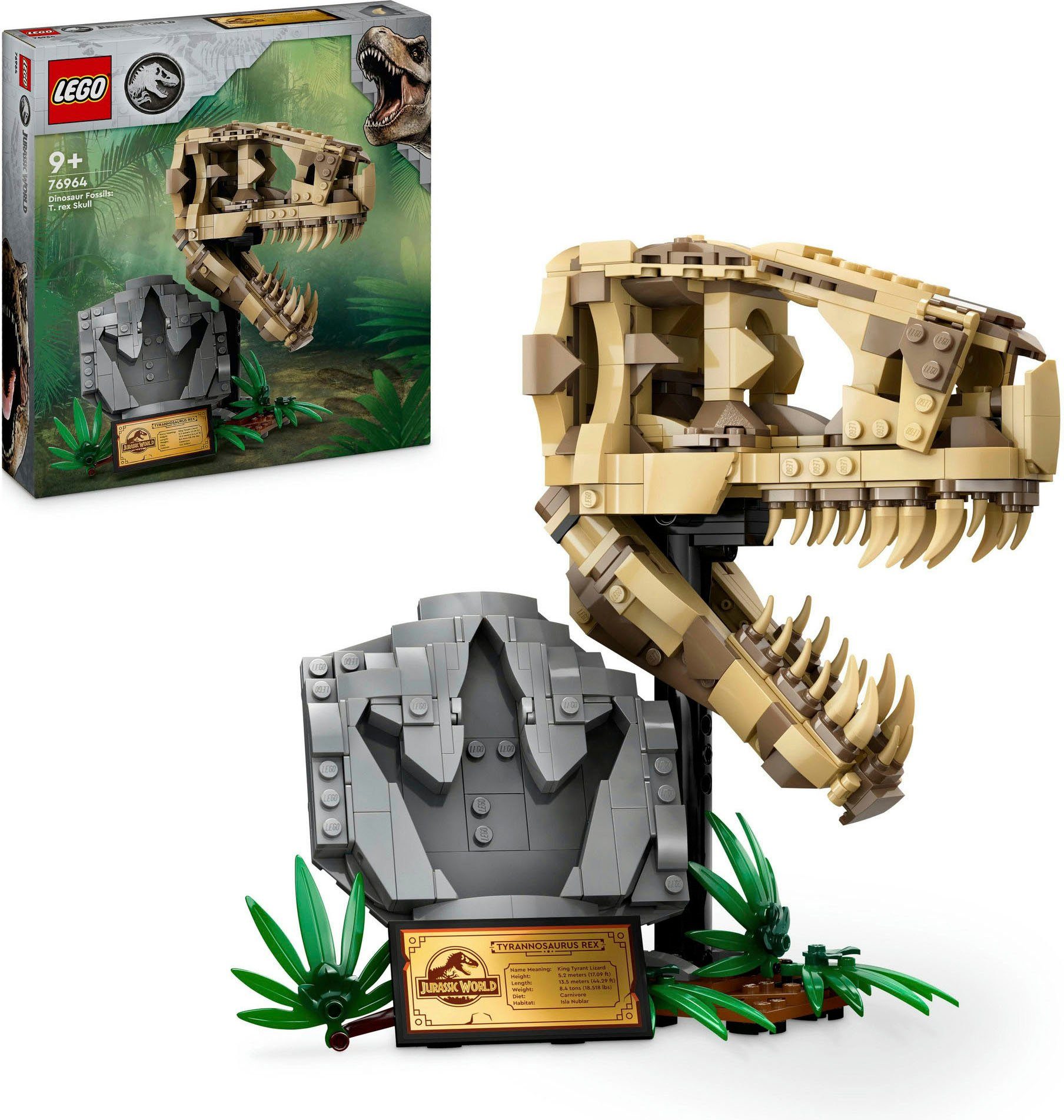LEGO® Dinosaurier-Fossilien: T.-rex-Kopf (76964), LEGO Jurassic günstig online kaufen