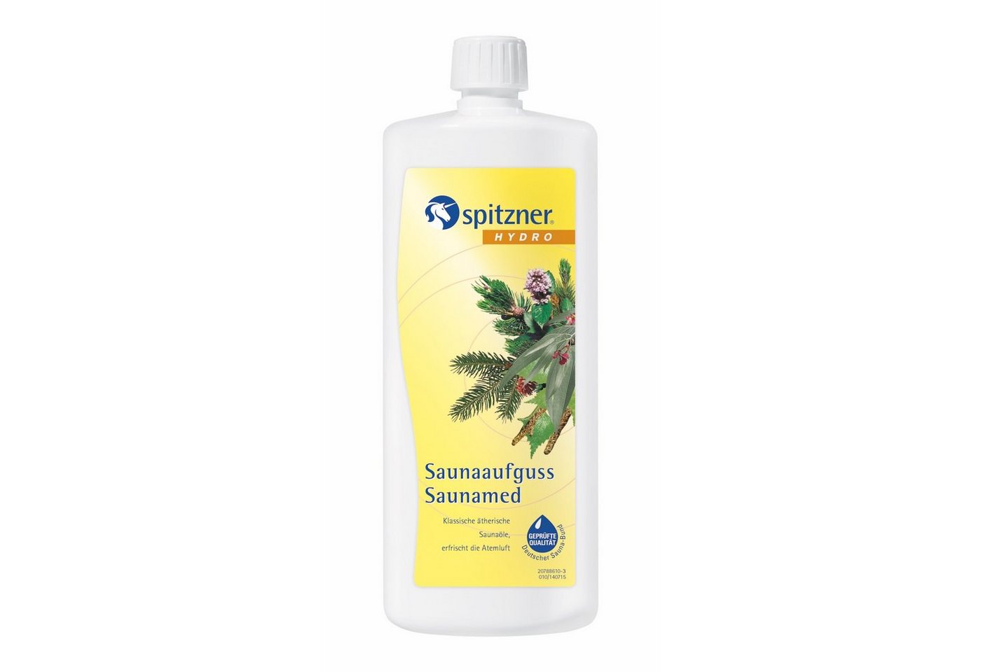 Spitzner Aufgusskonzentrat Spitzner Saunaaufguss Saunamed 1 Liter Gesundheits-Saunaaufguss 1000