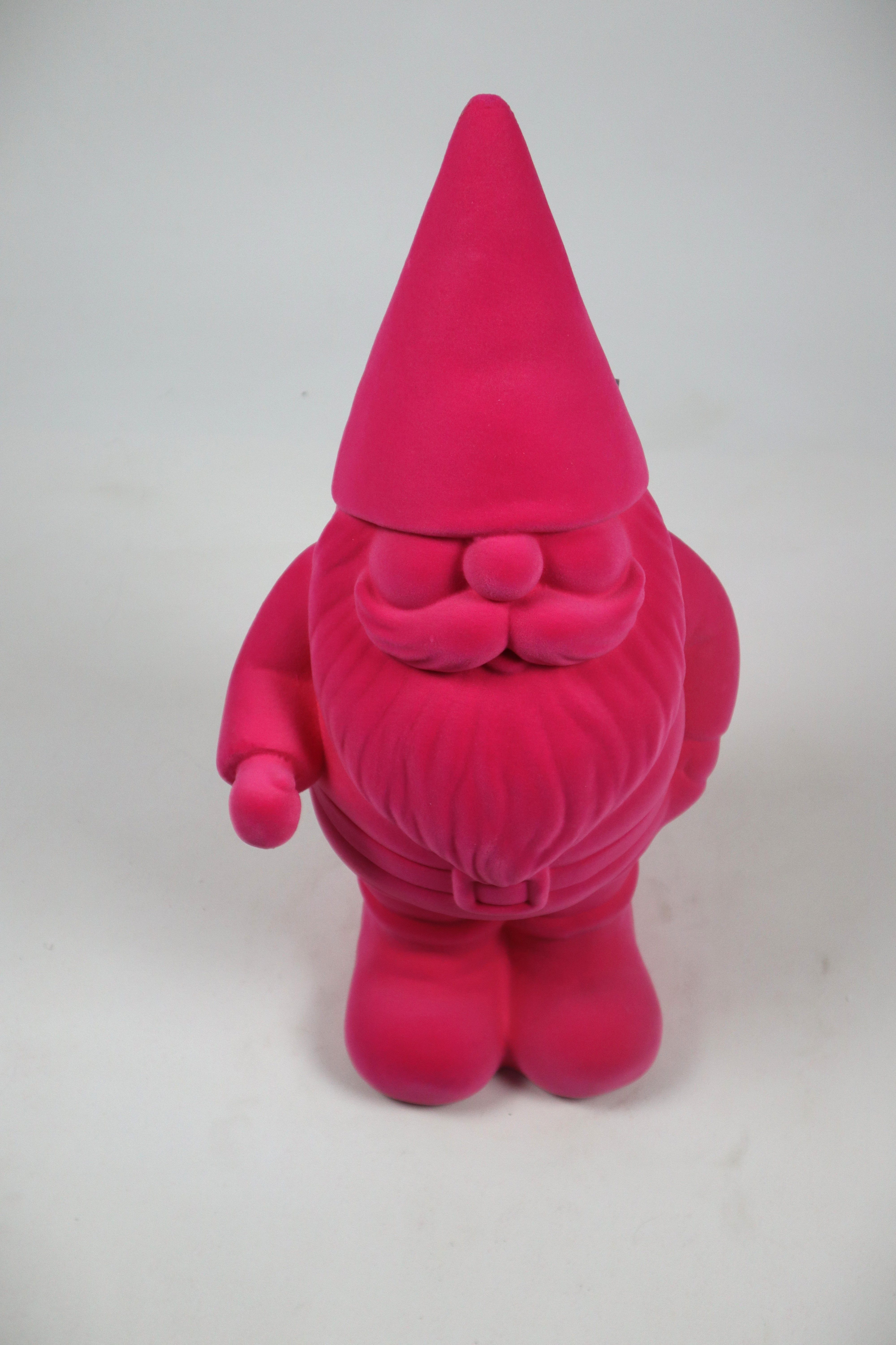 AM Design Weihnachtsfigur Santa mit samtweichem Flock, aus Kunststoff, Höhe 55 cm, in verschiedenen Farben