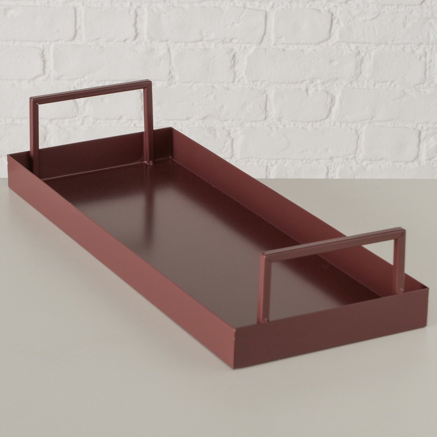 BOLTZE GRUPPE GmbH Tablett Boltze Tablett Mindful, 41cm, Metall 2083968, (1-tlg)