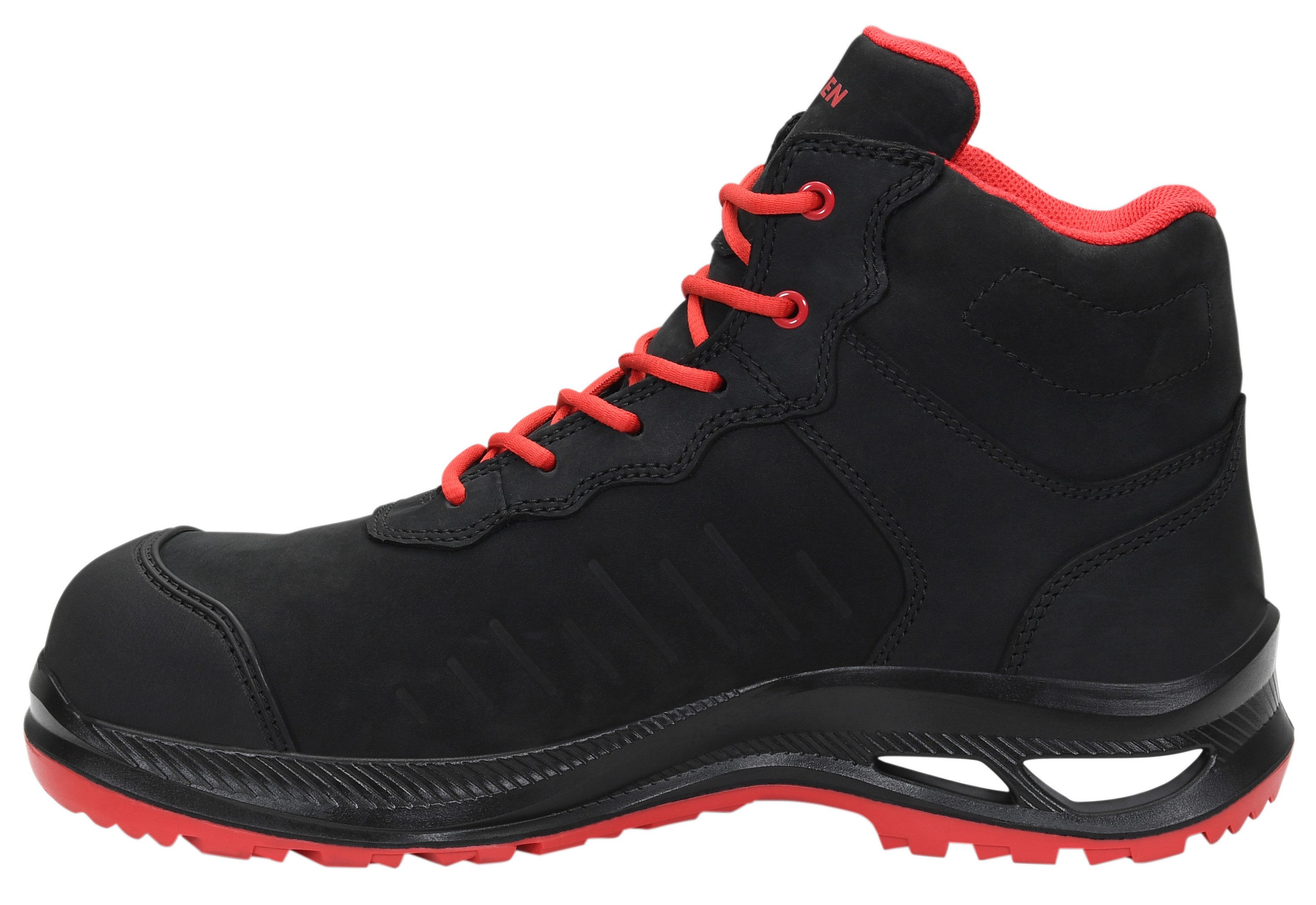 ELTEN STEWART XXG Pro GTX® black-red Mid ESD S3 Sicherheitsstiefel (Schuhkarton, Paar) – Bild 4 von 5