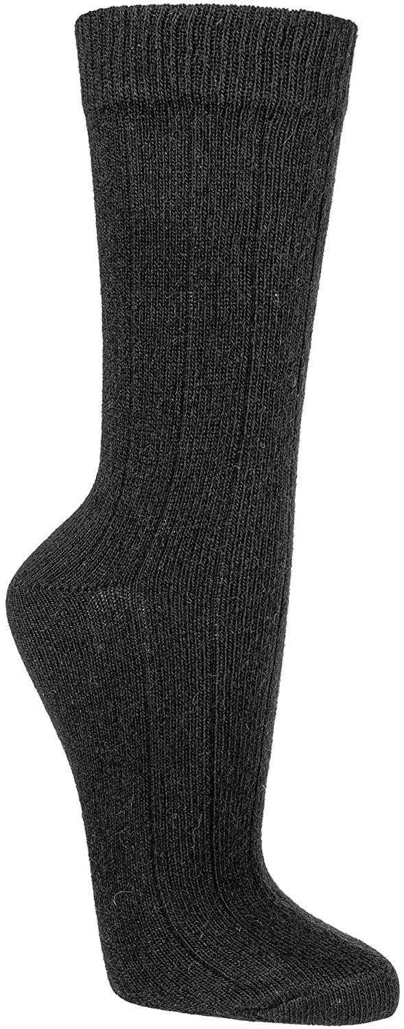 FussFreunde Socken 2 & Merinowolle Herren Damen Wollsocken Luxus für mit & Kaschmir Paar Schwarz
