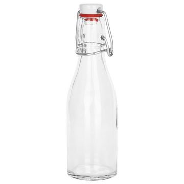 MamboCat Vorratsglas 6er Set Bügelflasche 200 ml + Bügelverschluss - Glasflasche für Most, Glas