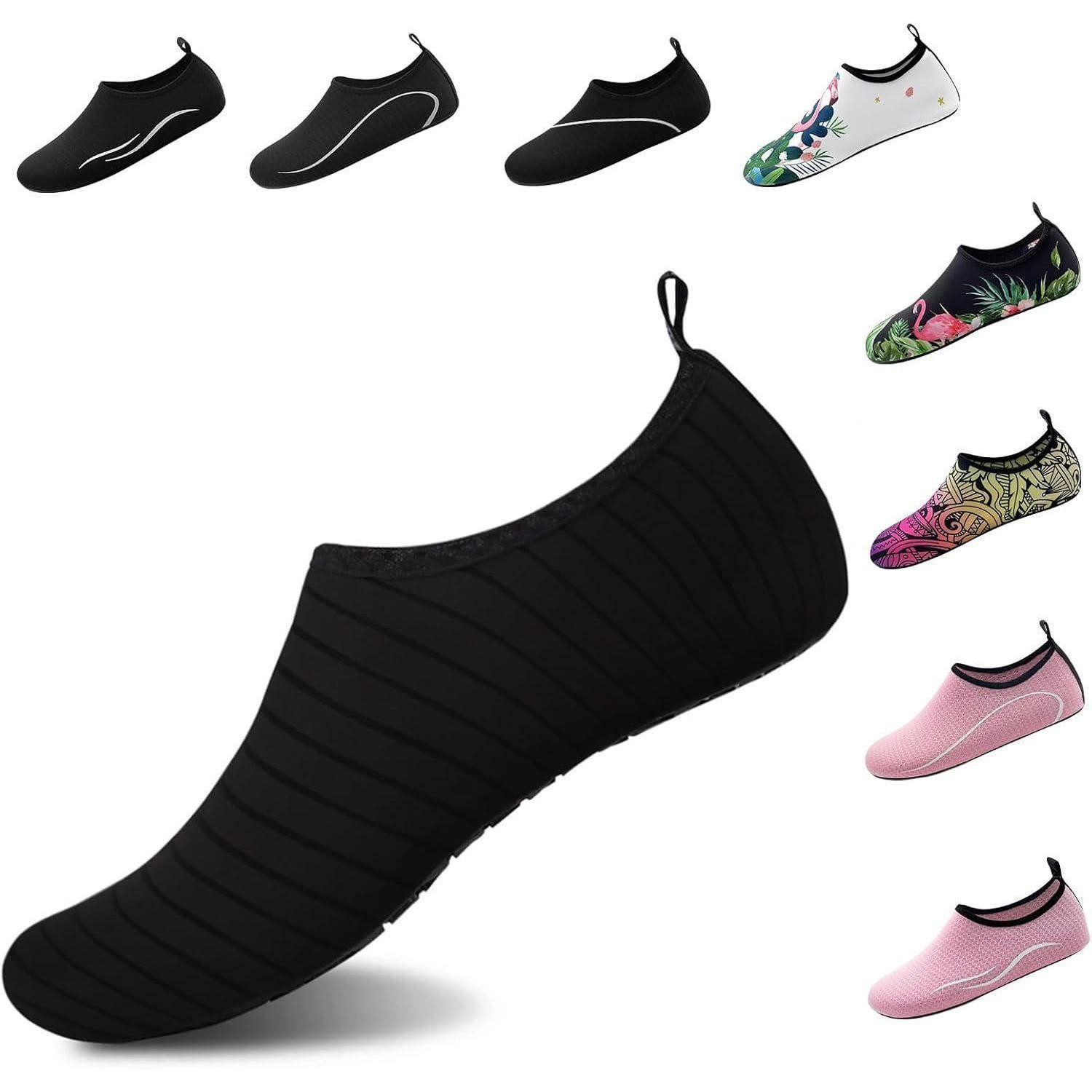 LuxusKollektion Wasserschuhe Herren Damen Aquaschuhe Barfußschuhe 38 39 EU 25 Schwarz Wasserschuh