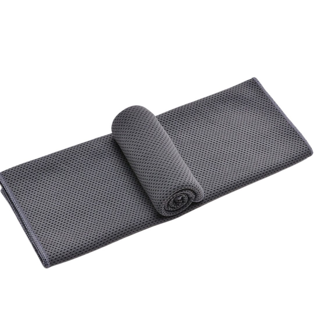 nsihing Sporthandtuch Kühltuch Kühlhandtuch, Sofortige Relief Eiskalt Kühlen Handtuch, (Atmungsaktives Mesh Schweißsaugfähig Cooling Towel Für Sport Fitness Gym, 1-St), Mikrofaser Handtuch Eistuch Abkühltuch Schweißtuch