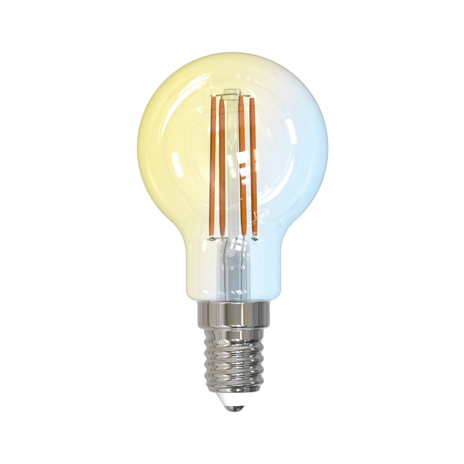 LUUMR LED-Leuchtmittel Smart LED P45, E14, Farbwechsel warmweiß / tageslicht