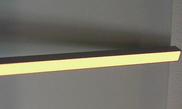 XENON LED Wandleuchte 4005 LED ALU 1,5m Leuchte 43x30mm inkl. Netztel Lichtfarbe Warm Weiß, LED, Xenon / Warm Weiß