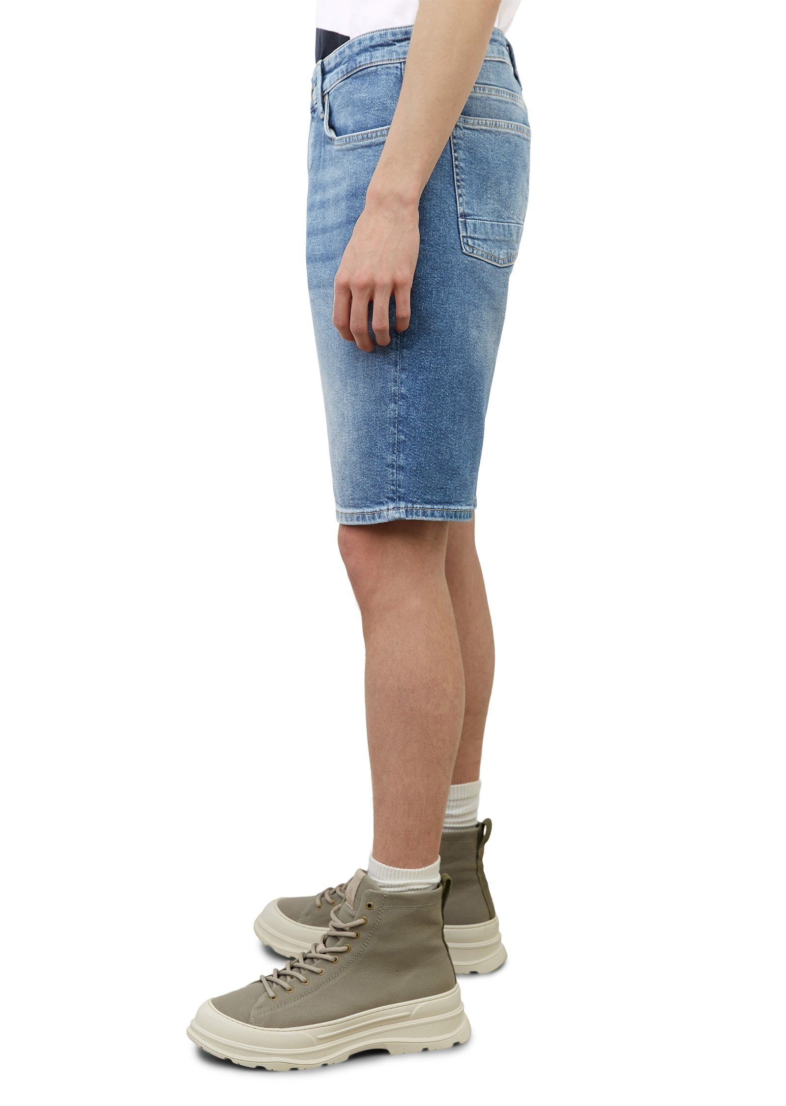 Marc O'Polo blau aus Shorts Authentic-Stretch-Denim-Qualität
