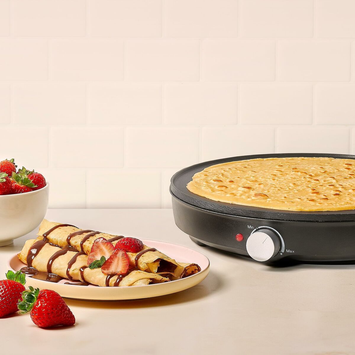 Ufesa Raclette und Fondue-Set Crêpes-Maker UFESA 73408014 Schwarz