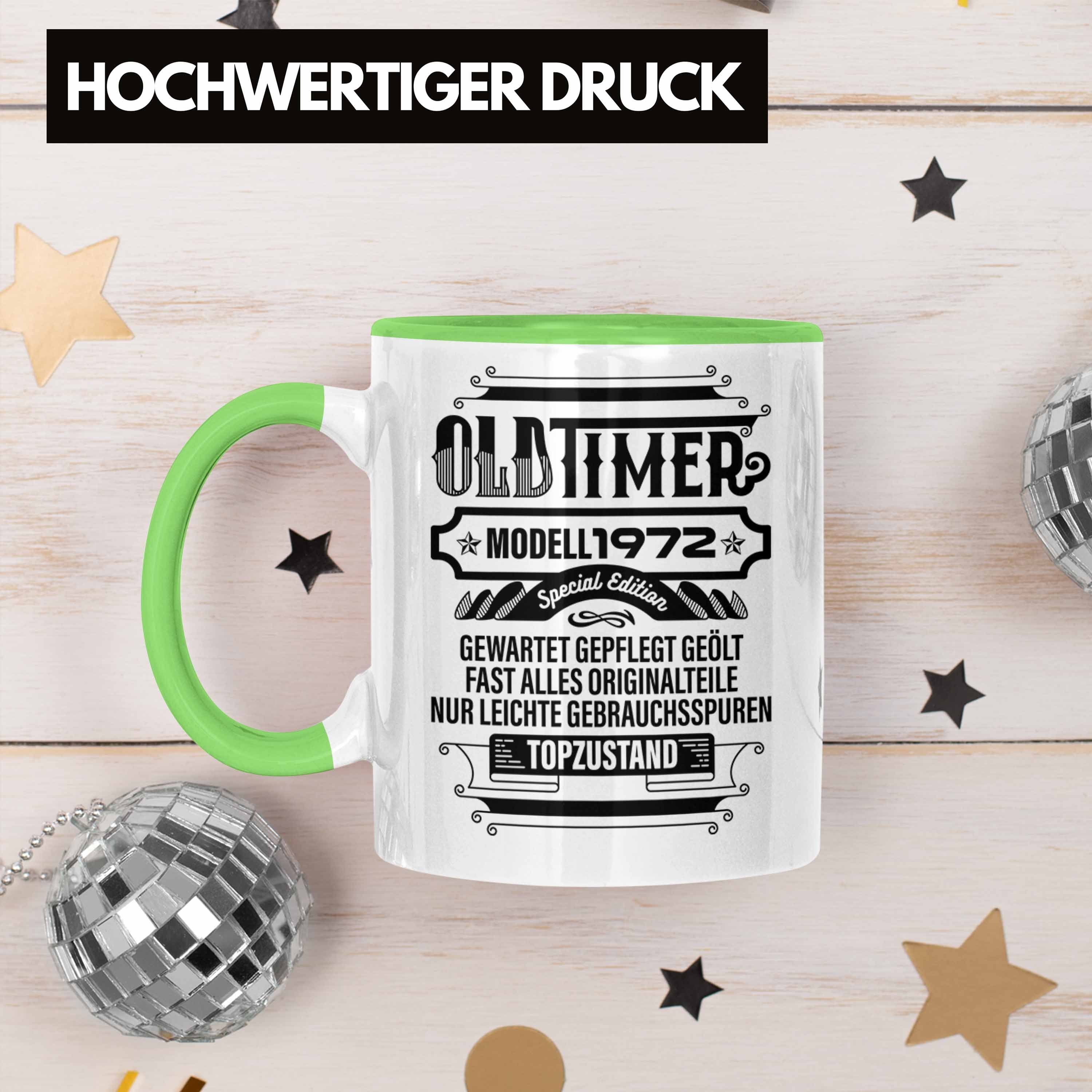 50er Trendation Geburtstag Grün 50. TRENDATION Tasse Mann 50 Mutter Geschenk Vater Frau Geschenkidee Tasse