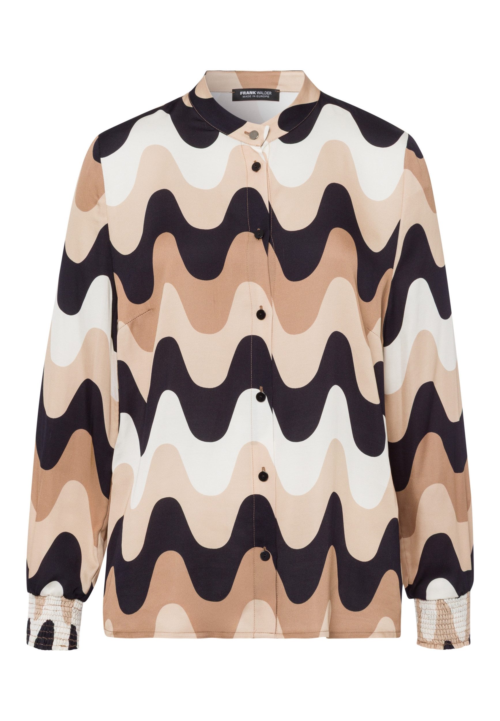 FRANK WALDER Hemdbluse W53Bluse DRUCK