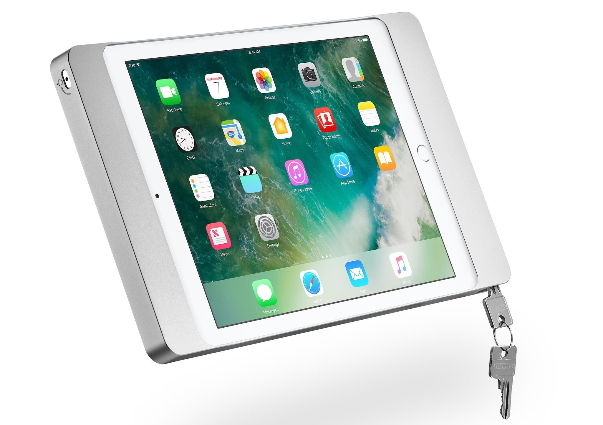 NOVUS Laptoptasche Novus TabletCase iPad Pro 12,9 Zoll silber, mit Diebstahlschutz