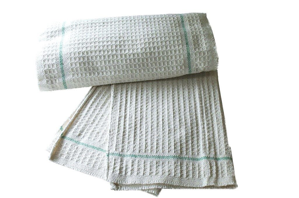 Poller GmbH Vogtland Scheuertuch weiß, Nixe-Waffel, 50 x 60 cm Reinigungstuch (1-tlg)