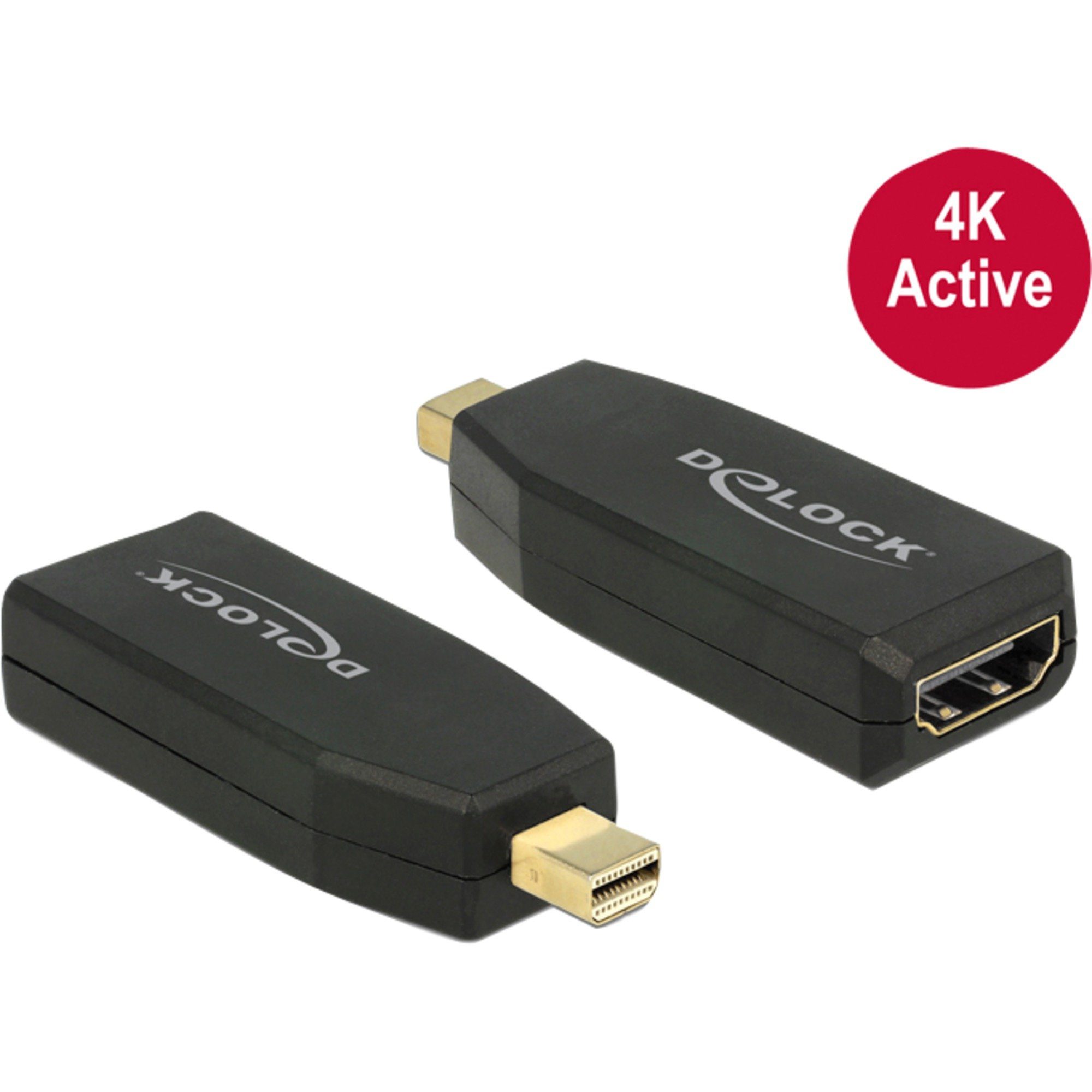 Delock DeLOCK Adapter Mini DisplayPort 1.2 auf HDMI Audio- & Video-Adapter