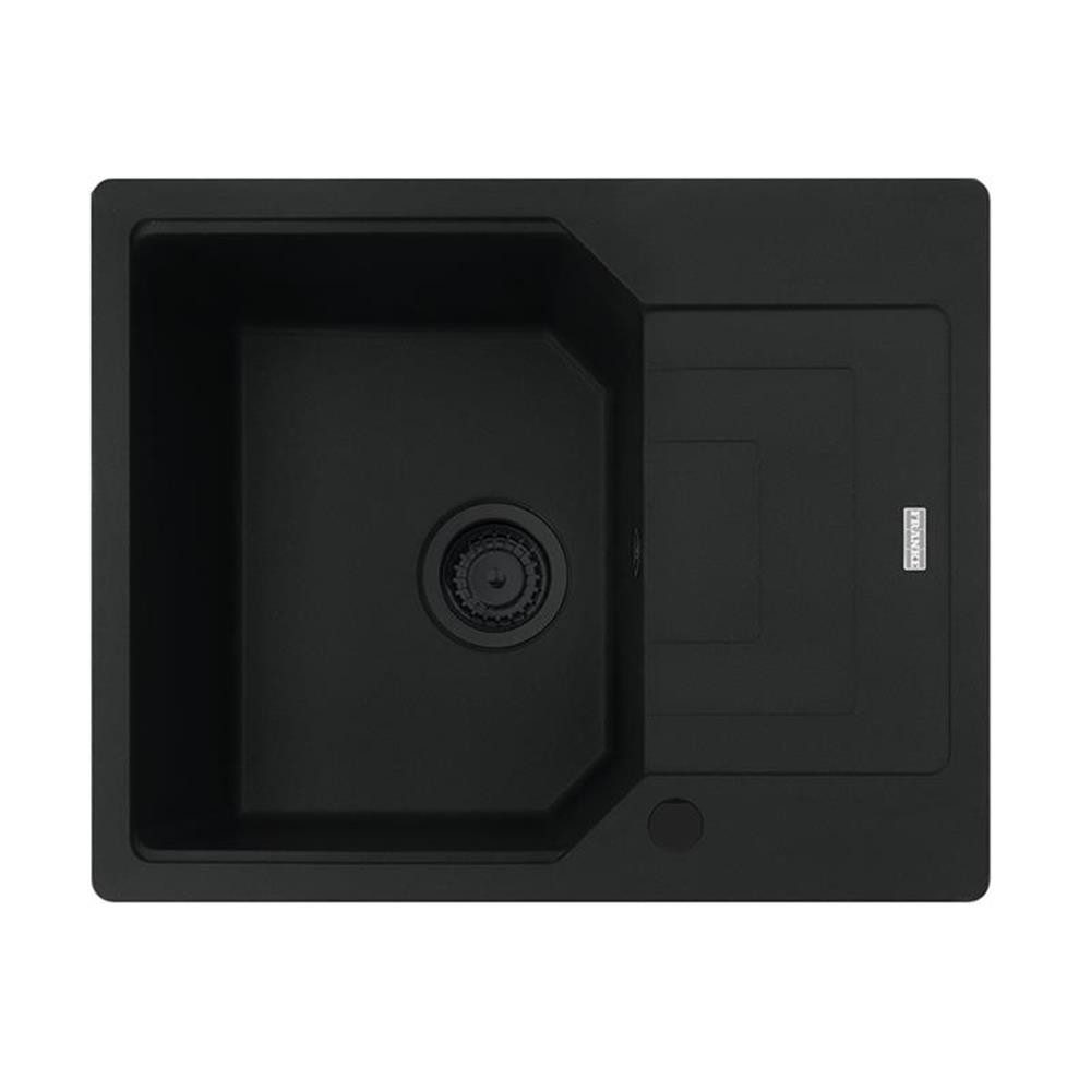 FRANKE Granitspüle Urban UBG 611-62 Fragranit Black Matt - Black Collection, 62/500 cm