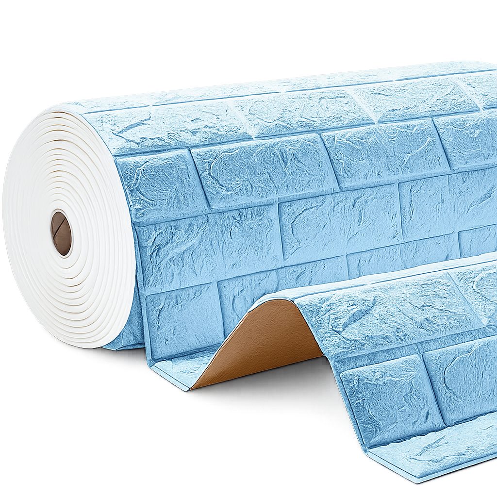 Agger 3D Wandpaneel 3D Wandpaneele Wandverkleidung Selbstklebend Tapeten Steinoptik, 300*50cm Wasserdicht Wandtapete Küchenrückwand