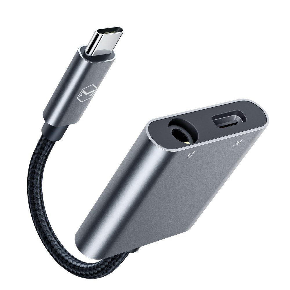 mcdodo Adapter USB-C - 3,5mm jack Aux Mini Buchse Anschluss + Typ-C Adapter – Bild 2 von 5