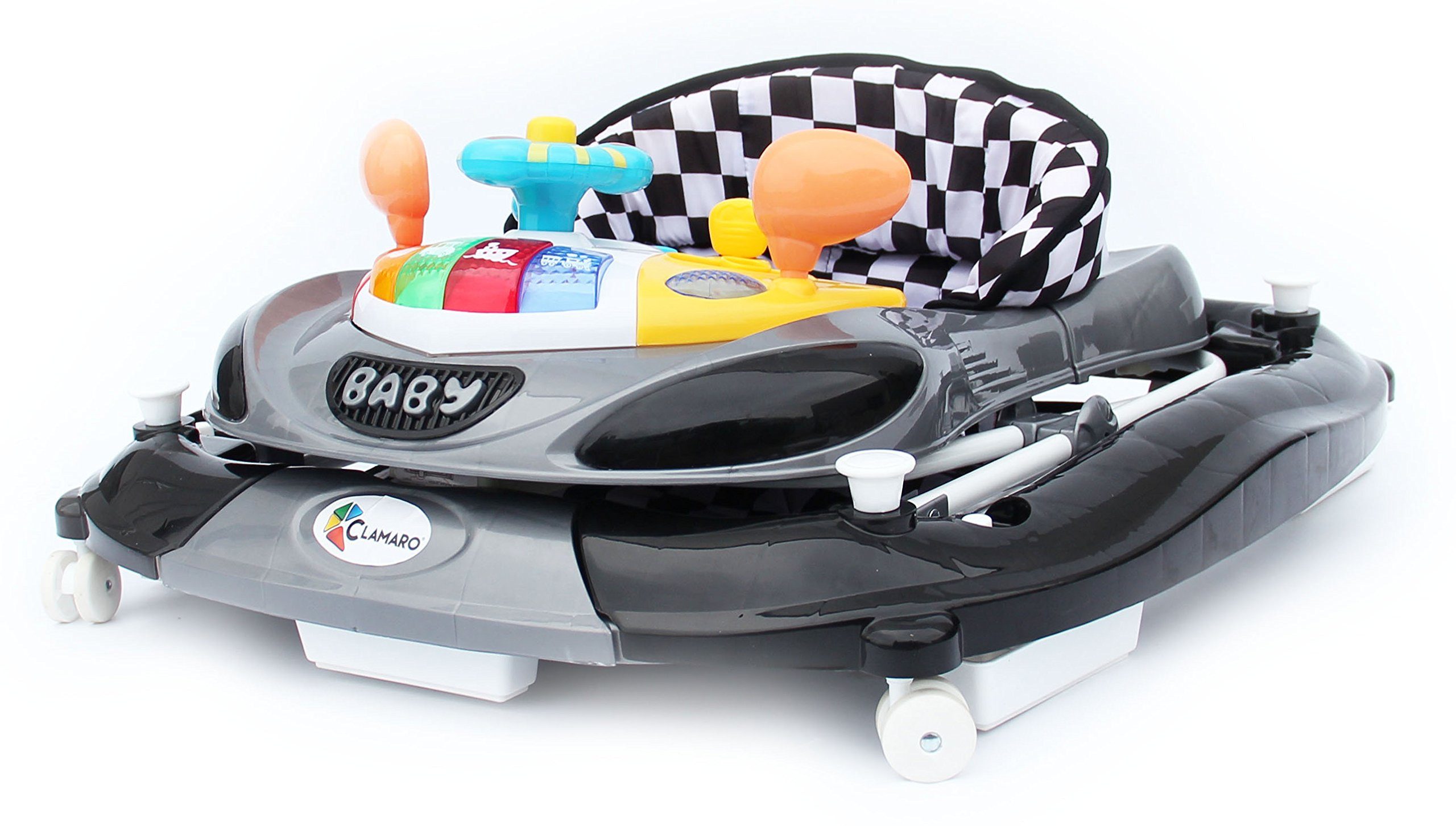 Clamaro Lauflernwagen Gehfrei Lauflernhilfe – Sicherer Lauflernwagen für Babys – Bild 3 von 5