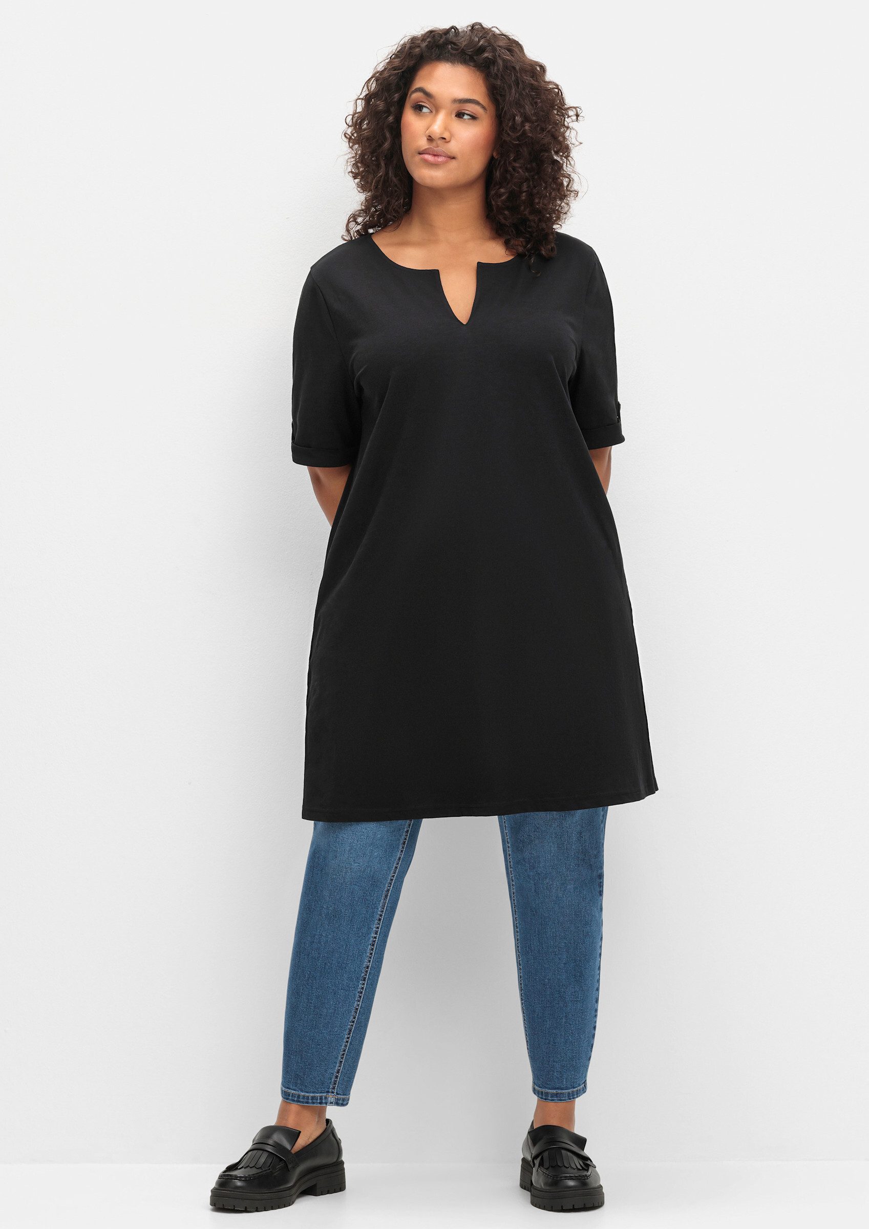 Sheego T-Shirt Longshirt günstig online kaufen