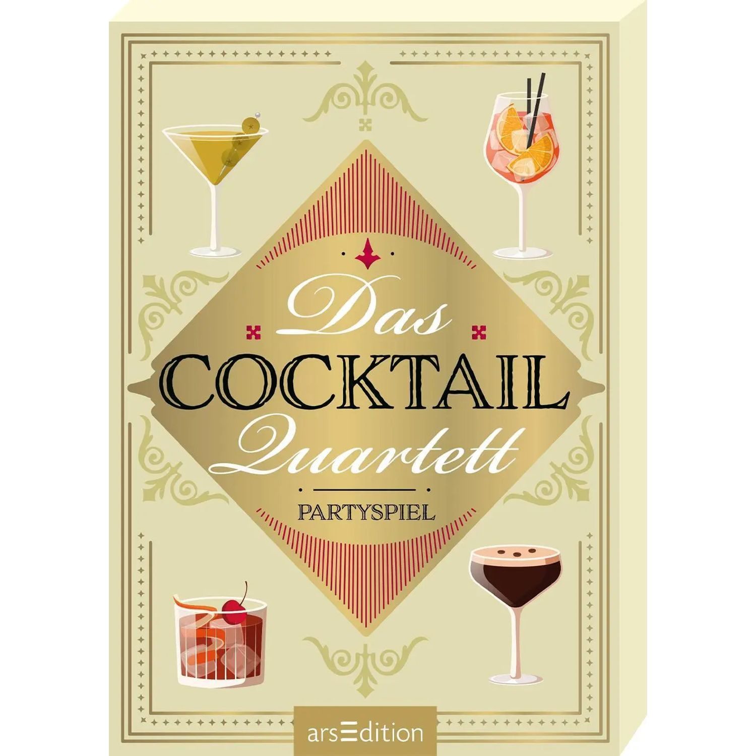 Ars Edition Spiel Das Cocktail-Quartett