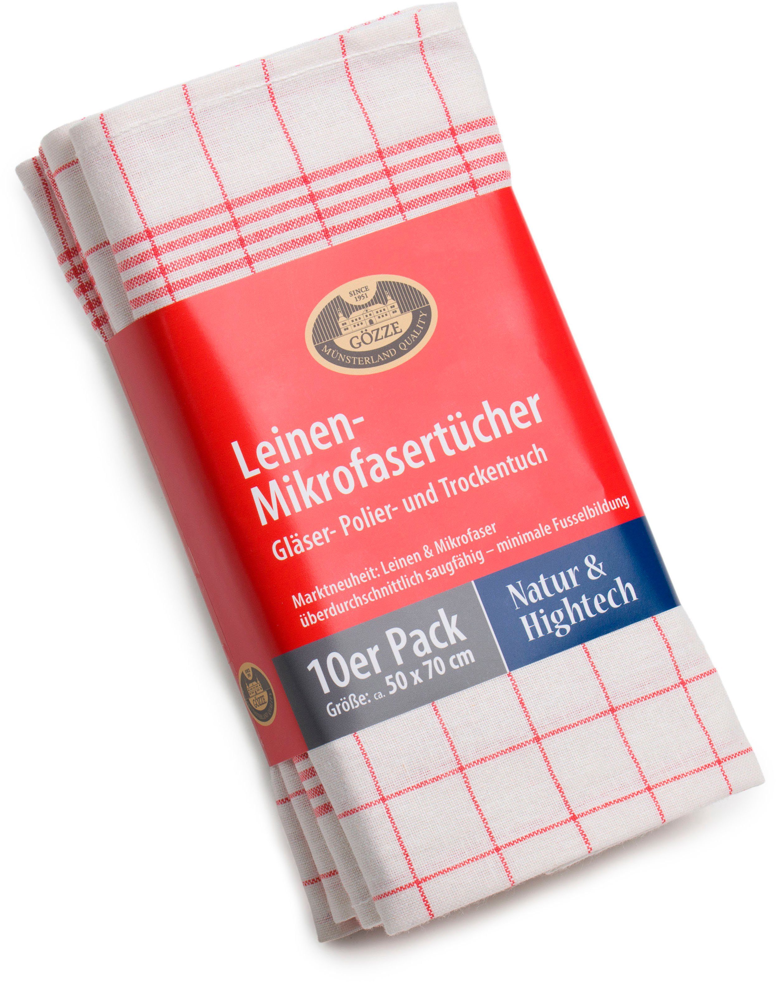 Gözze Geschirrtuch Gläser und Poliertuch, Des. günstig online kaufen