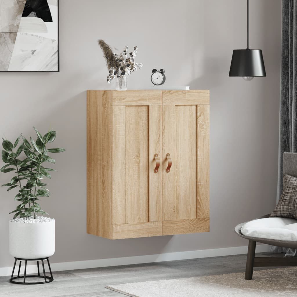 vidaXL Hängeschrank Wandschrank Sonoma-Eiche 69,5x34x90 cm günstig online kaufen