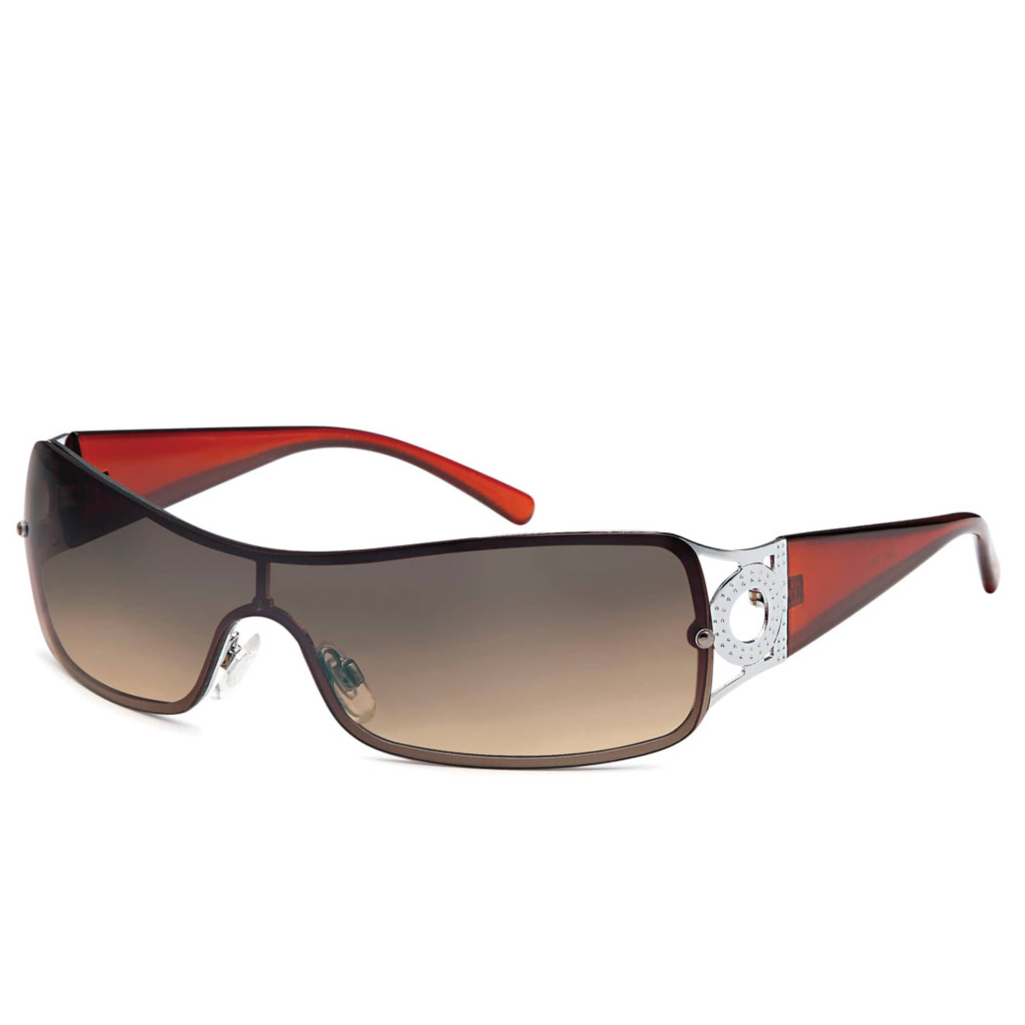 BEZLIT Eyewear Monoscheibensonnenbrille Damen Monoscheiben Sonnenbrille (1-St) mit verziertem Bügel