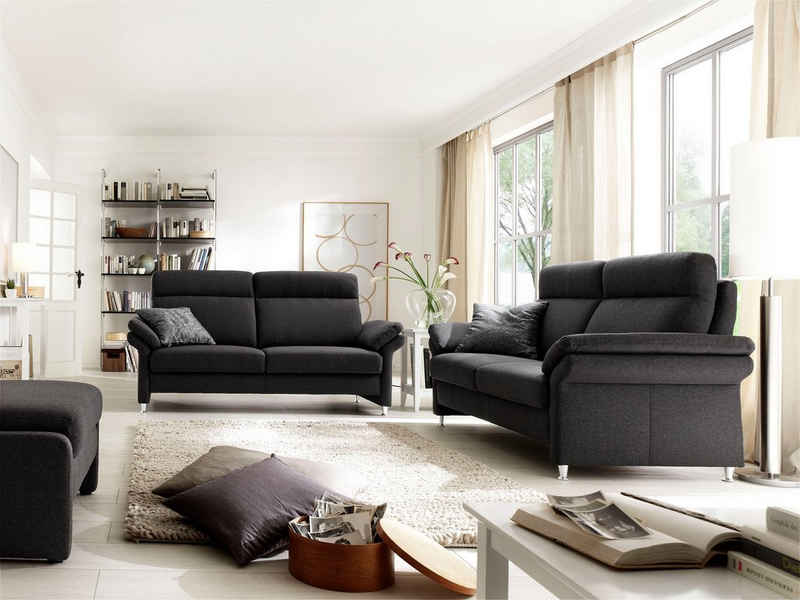 Home affaire Polstergarnitur Mailand, Set: 3-Sitzer, 2-Sitzer und Sessel, wahlweise mit Move-Funktion