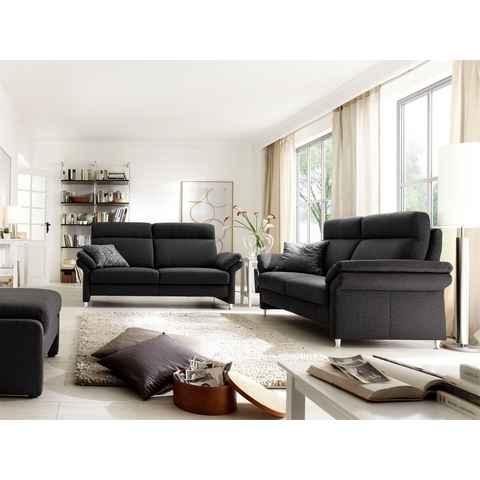 Home affaire Polstergarnitur Mailand, Set: 3-Sitzer, 2-Sitzer und Sessel, wahlweise mit Move-Funktion