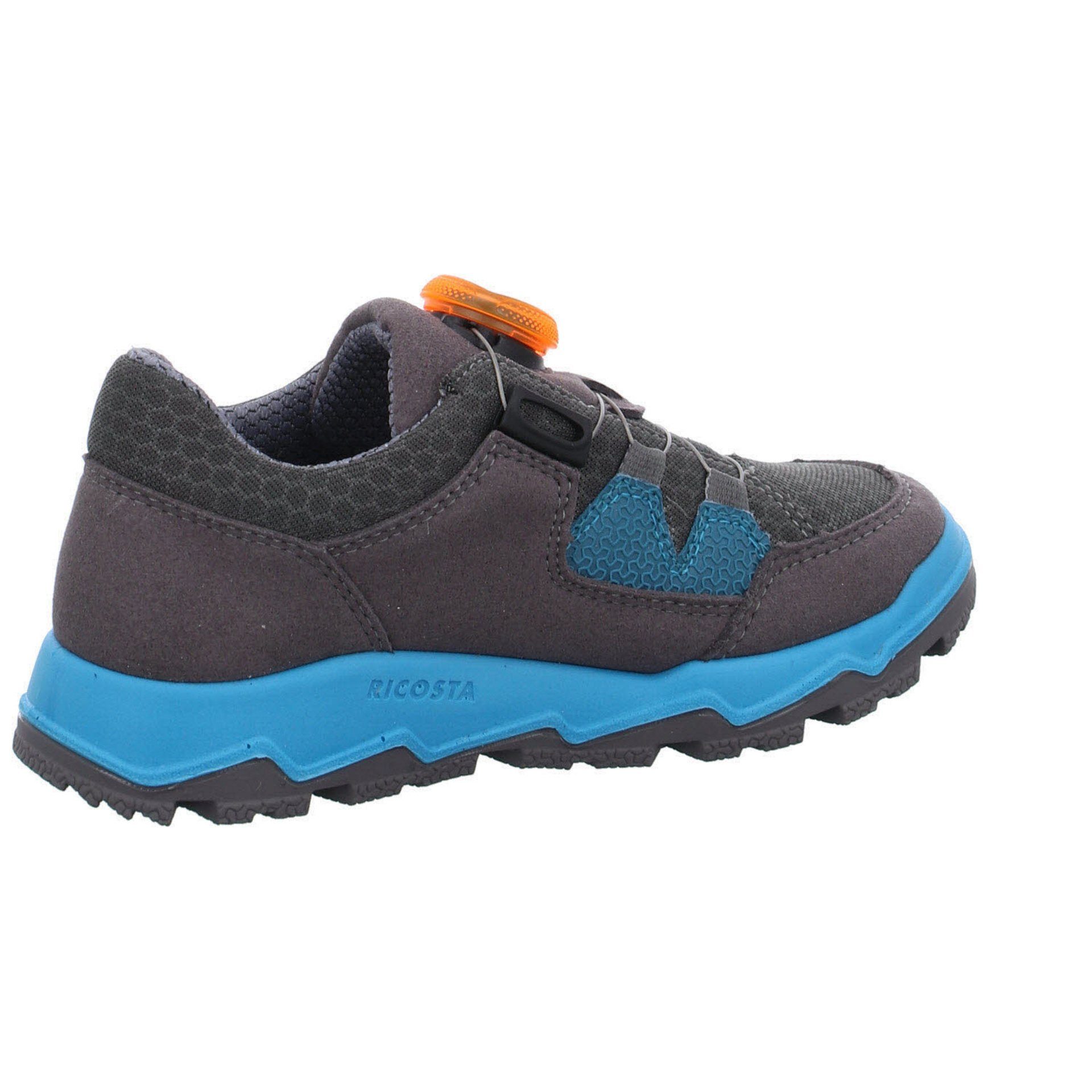 Jungen Schnürhalbschuhe Leder-/Textilkombination Ricosta Sneaker graphit/grau Canyon Halbschuh