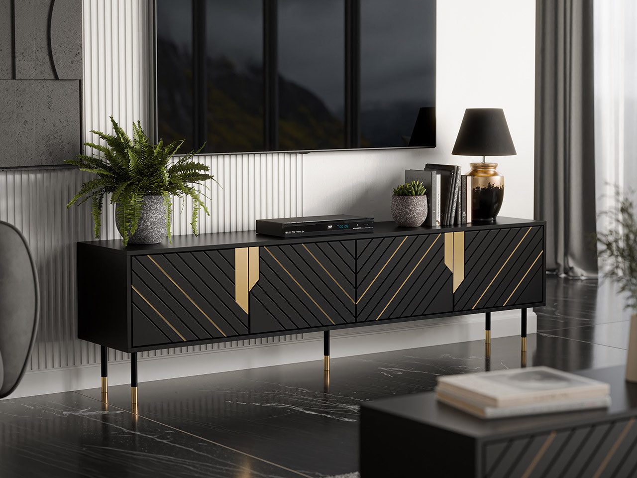 MIRJAN24 TV-Schrank Mountain 4D 200 (mit günstig online kaufen