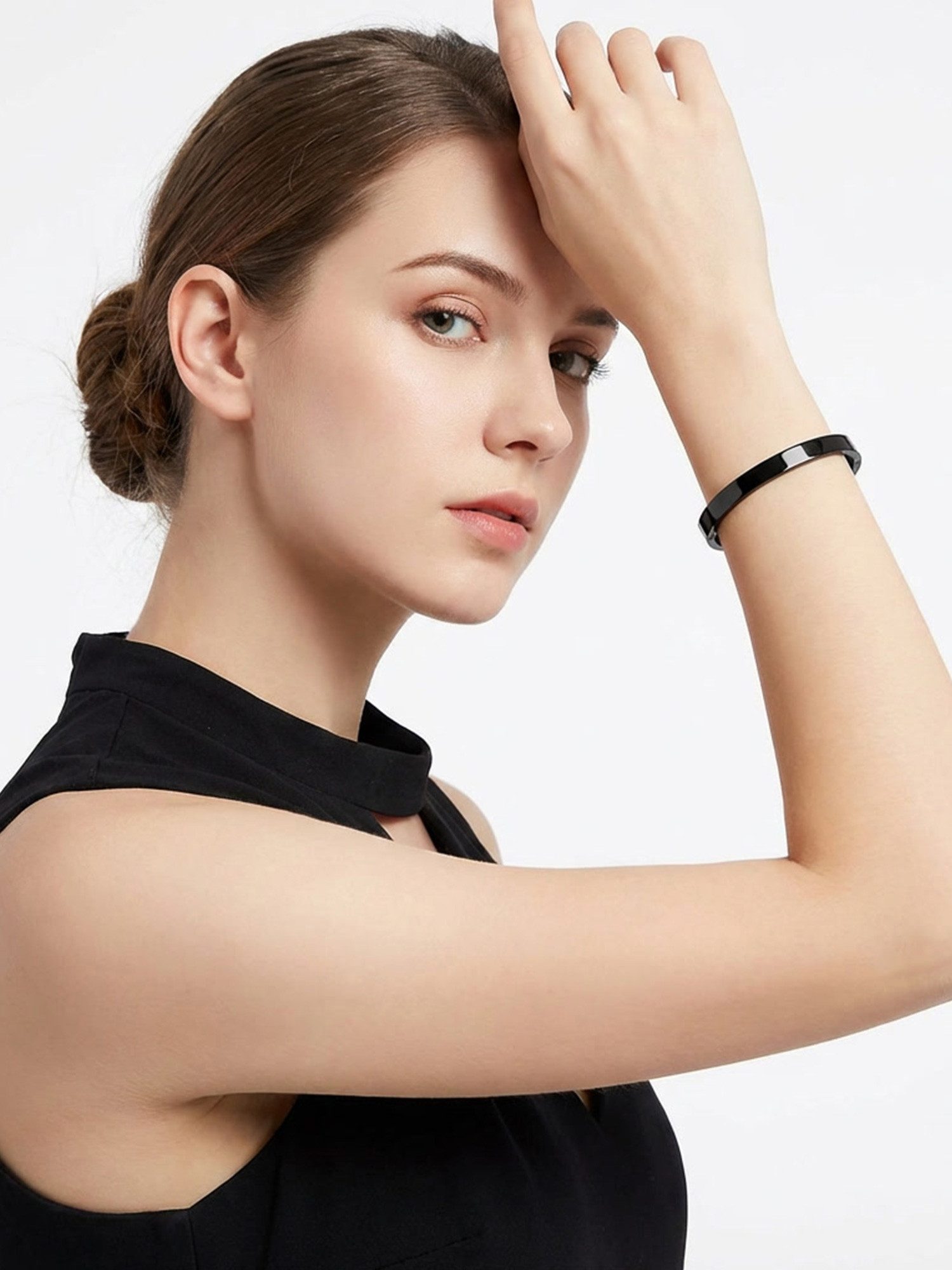 Staufergold Armreif „Pure“ – Minimalistischer Edelstahl-Bangle, handmade with Love!