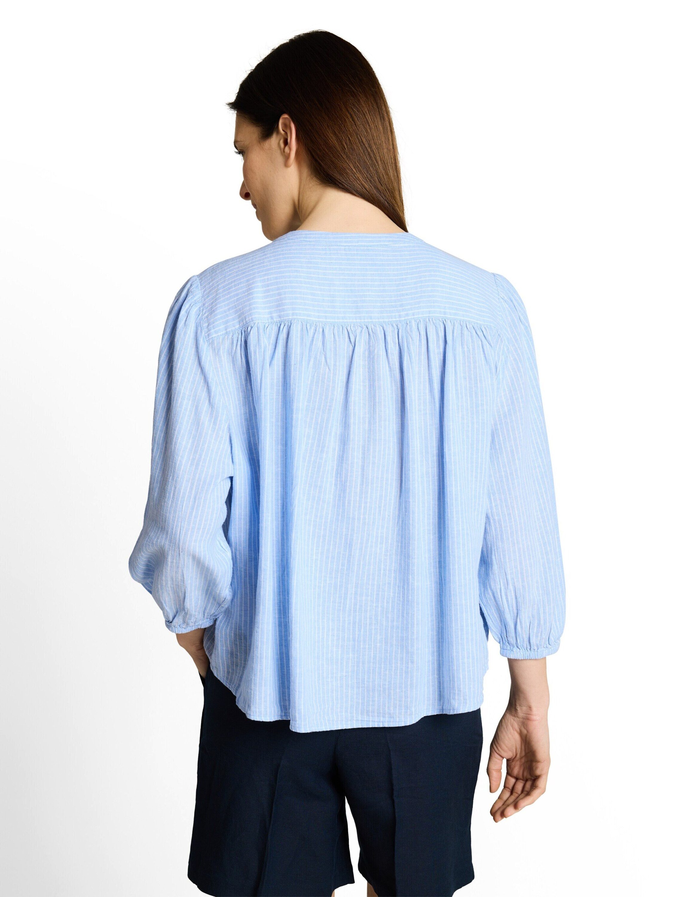 TOM TAILOR Funktionsbluse (1-tlg) Drapiert/gerafft