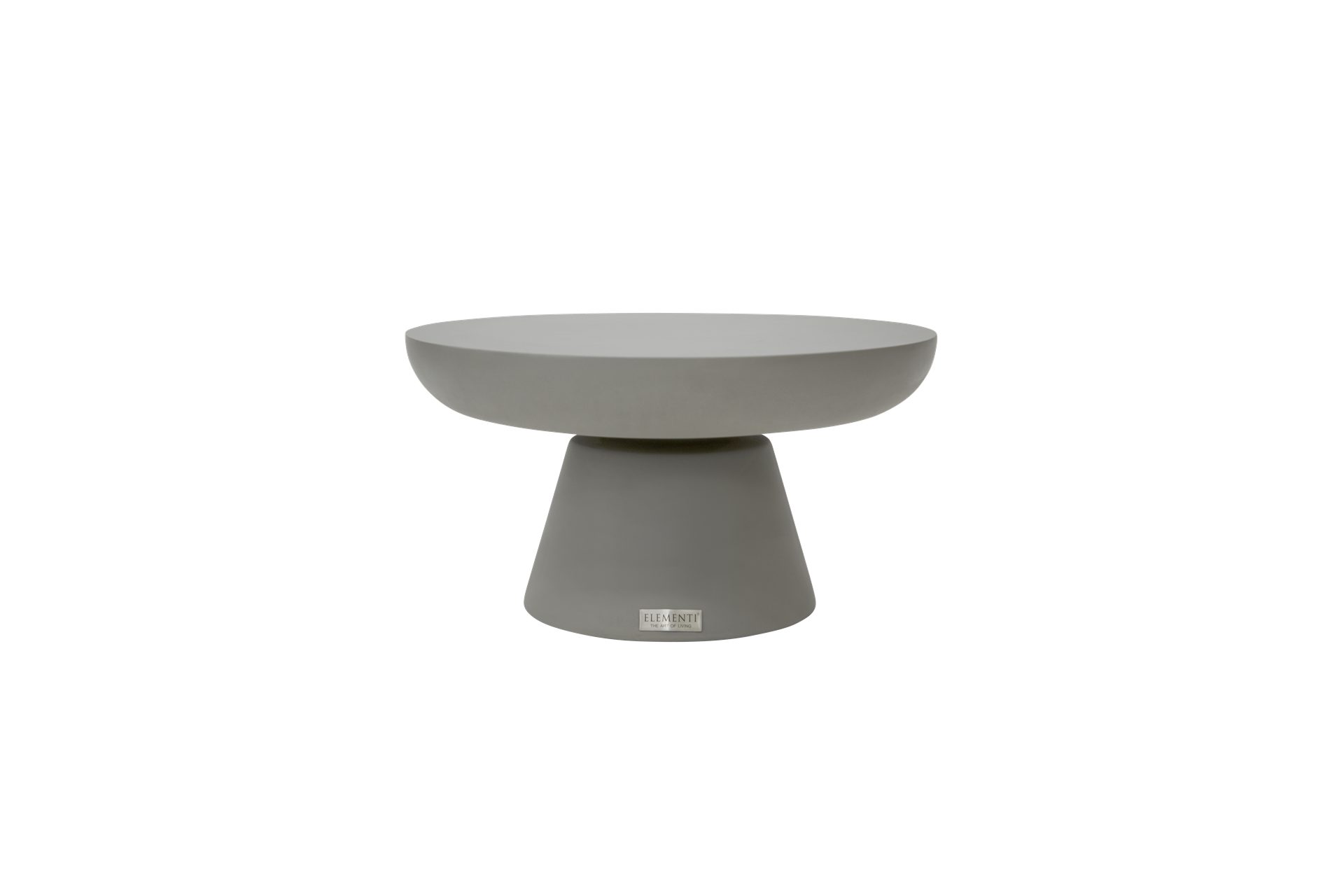 ELEMENTI Couchtisch KYLIX aus Beton, modern, Wohnzimmer Tisch (1-St., Couchtisch aus Beton), Spacegrau,Beton