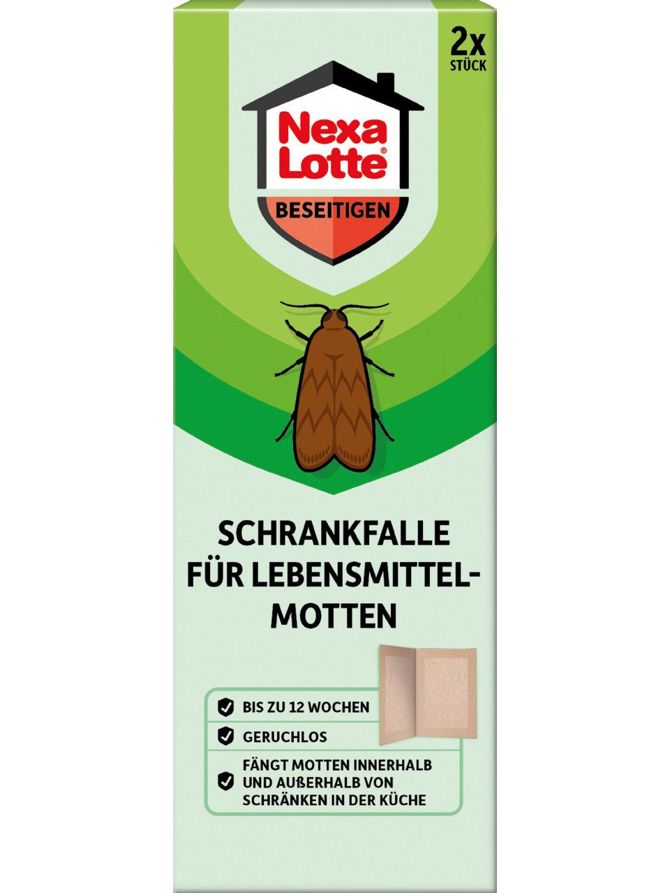 Nexa Lotte Insektenfalle Nexa Lotte Schrankfalle für Lebensmittelmotten 2