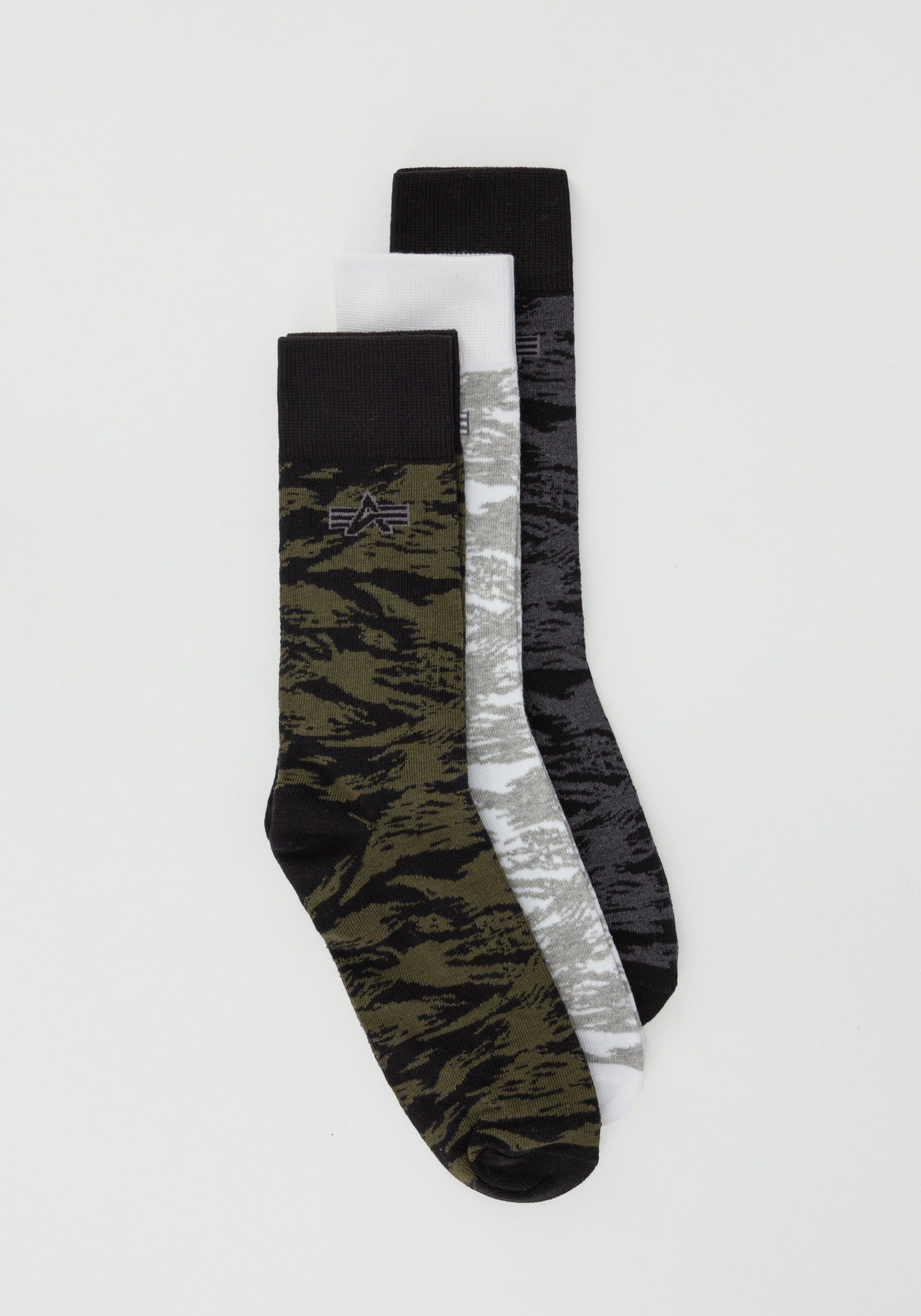 Alpha Industries Basicsocken Graphic AOP Socks 3 Pack