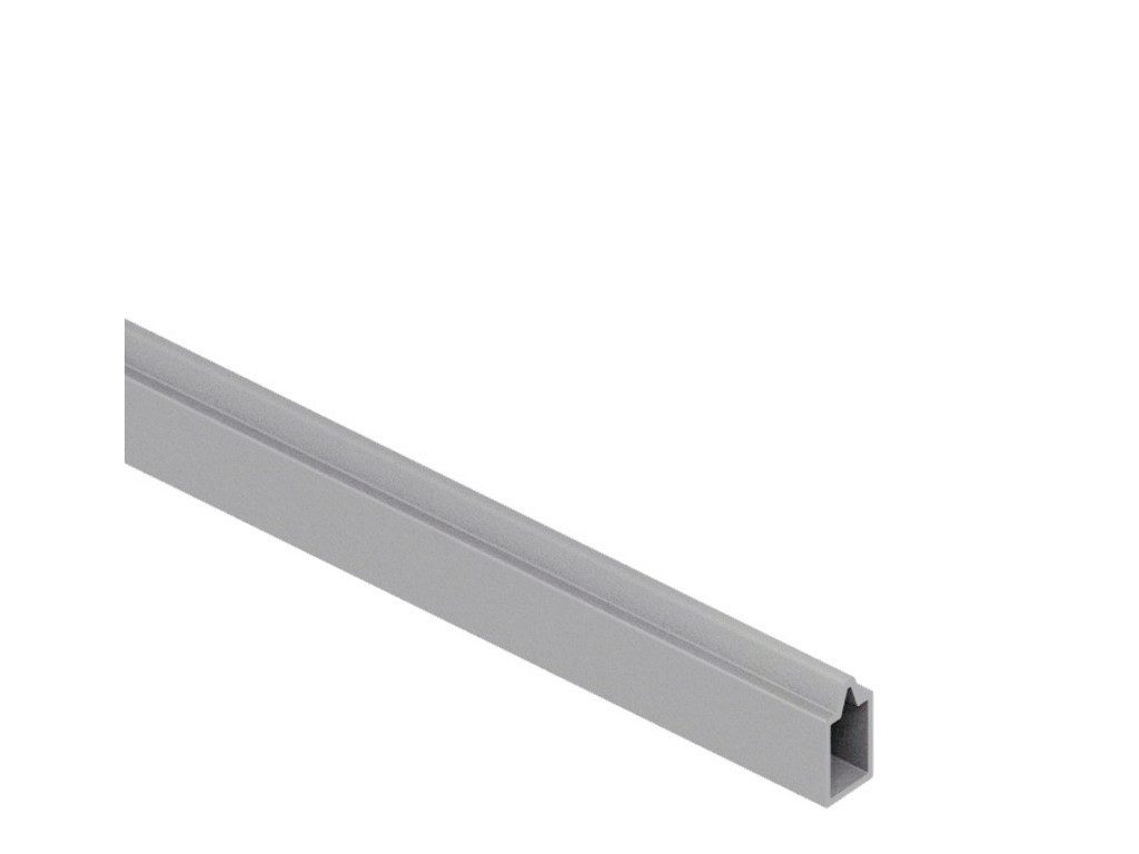 TraumGarten Abschlussleiste Startprofil SYSTEM Abschluss unten silber, Aluminium