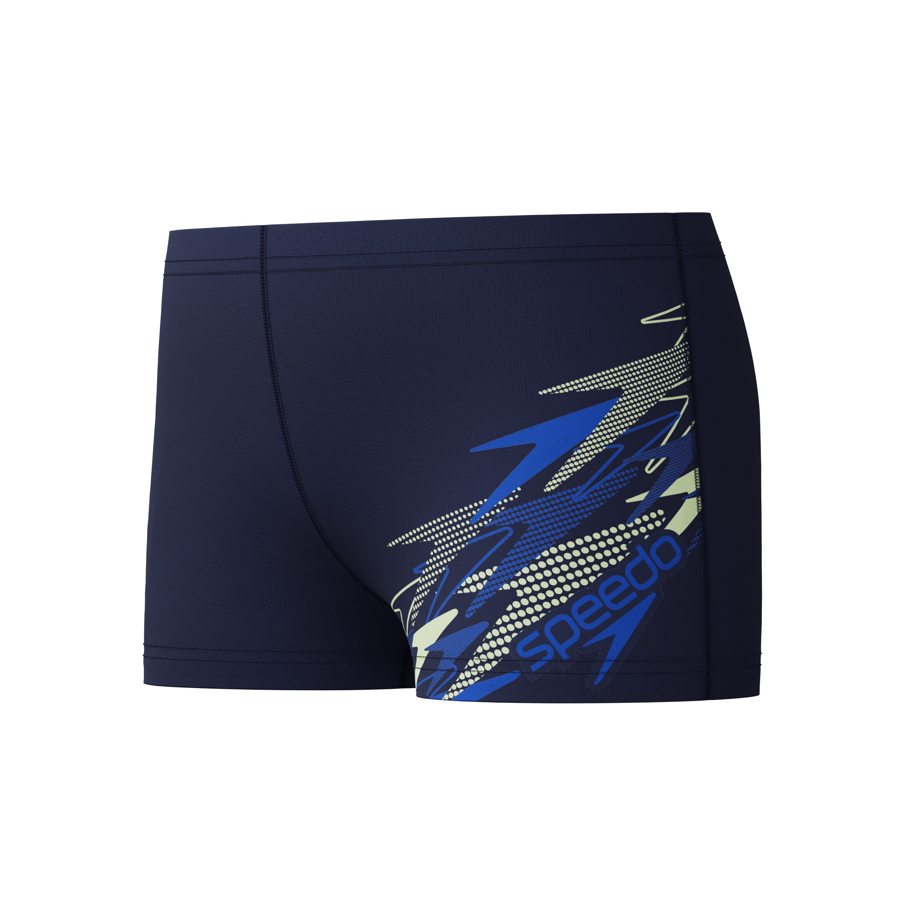 Speedo Badehose Medley Logo Aquashort für Kinder und Jugendliche, mit Frontfutter, mit internem Kordelzug