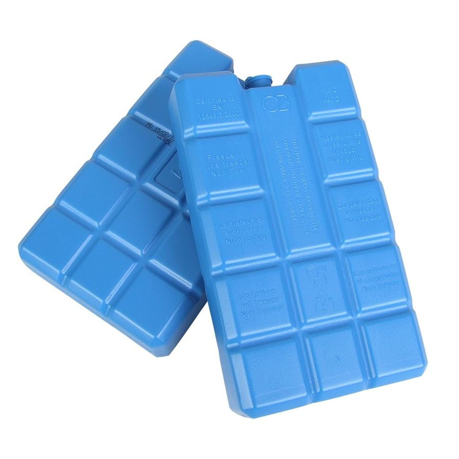 Kühlakku Kühlakkus 2x 400ml für Kühltasche oder Kühlbox Kühlelemente Ice Blocks