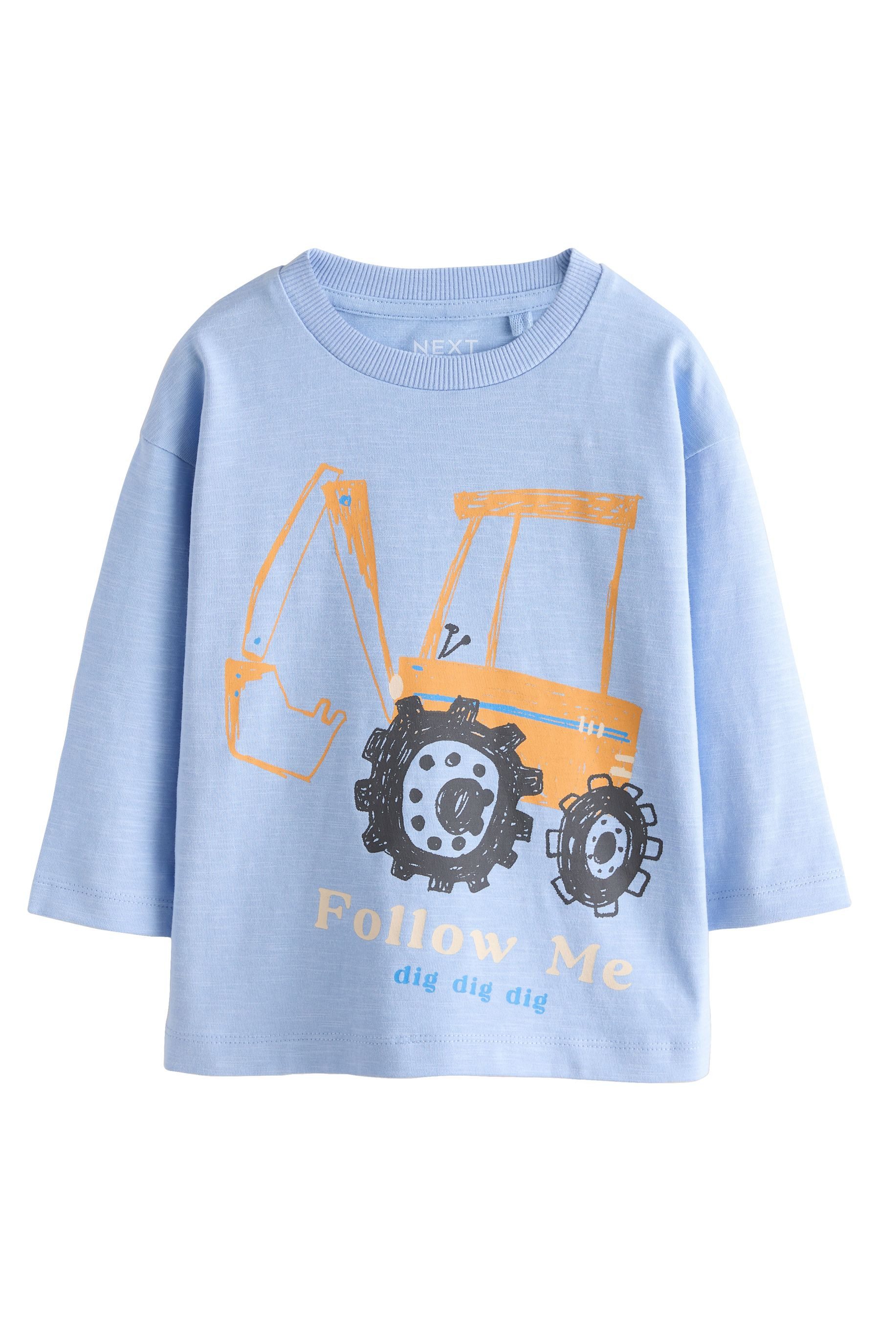 Next Langarmshirt Langärmeliges Shirt mit Rückengrafik (1-tlg)