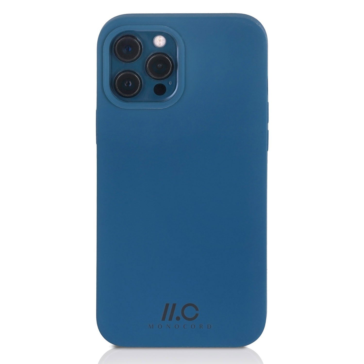 MONOCORD Handyhülle Magsafe Case für iPhone 12 Pro Max - Blau 6,7 Zoll,  Case geeignet für MagSafe kabelloses Aufladen, MagSafe Zubehör, Magnet