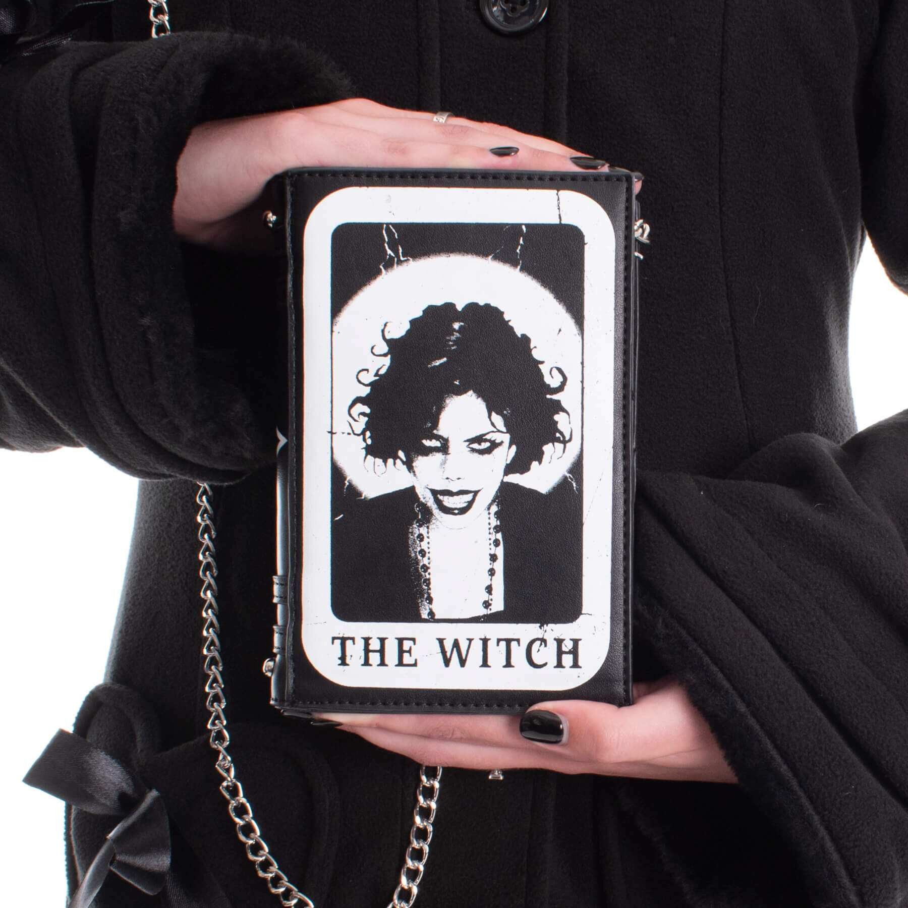 Heartless Handtasche The Witch Tarot Notebook Bag, Gothic Goth Hexe Wiccan