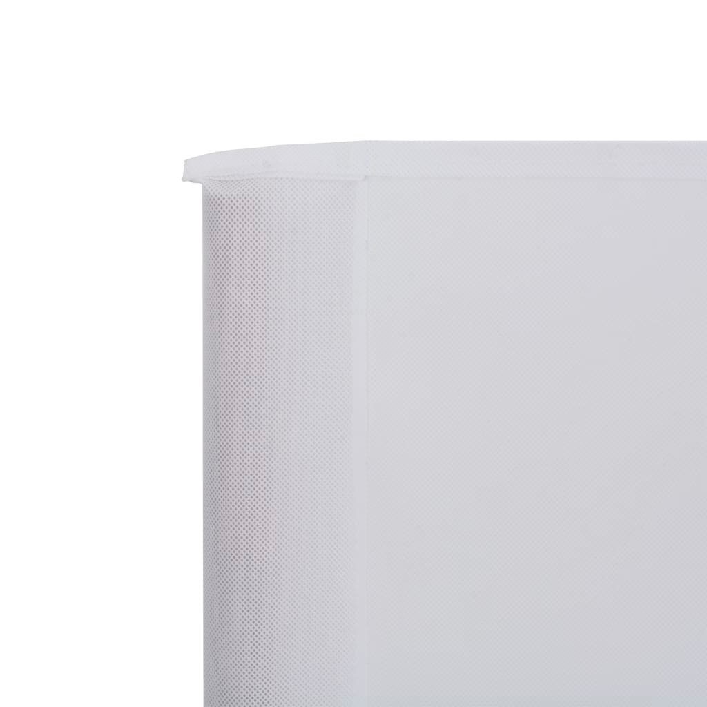 vidaXL Sonnensegel, 9-teiliges Windschutzgewebe 1200 x 160 cm Sandweiß