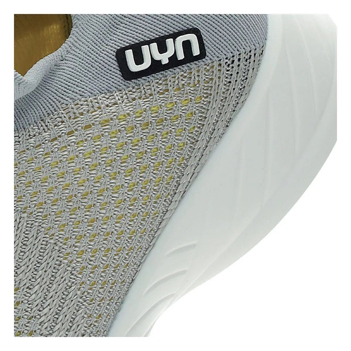 UYN Free Flow Metal (Natex, ohne Schnürsenkel) silbergrau Herren Sneaker