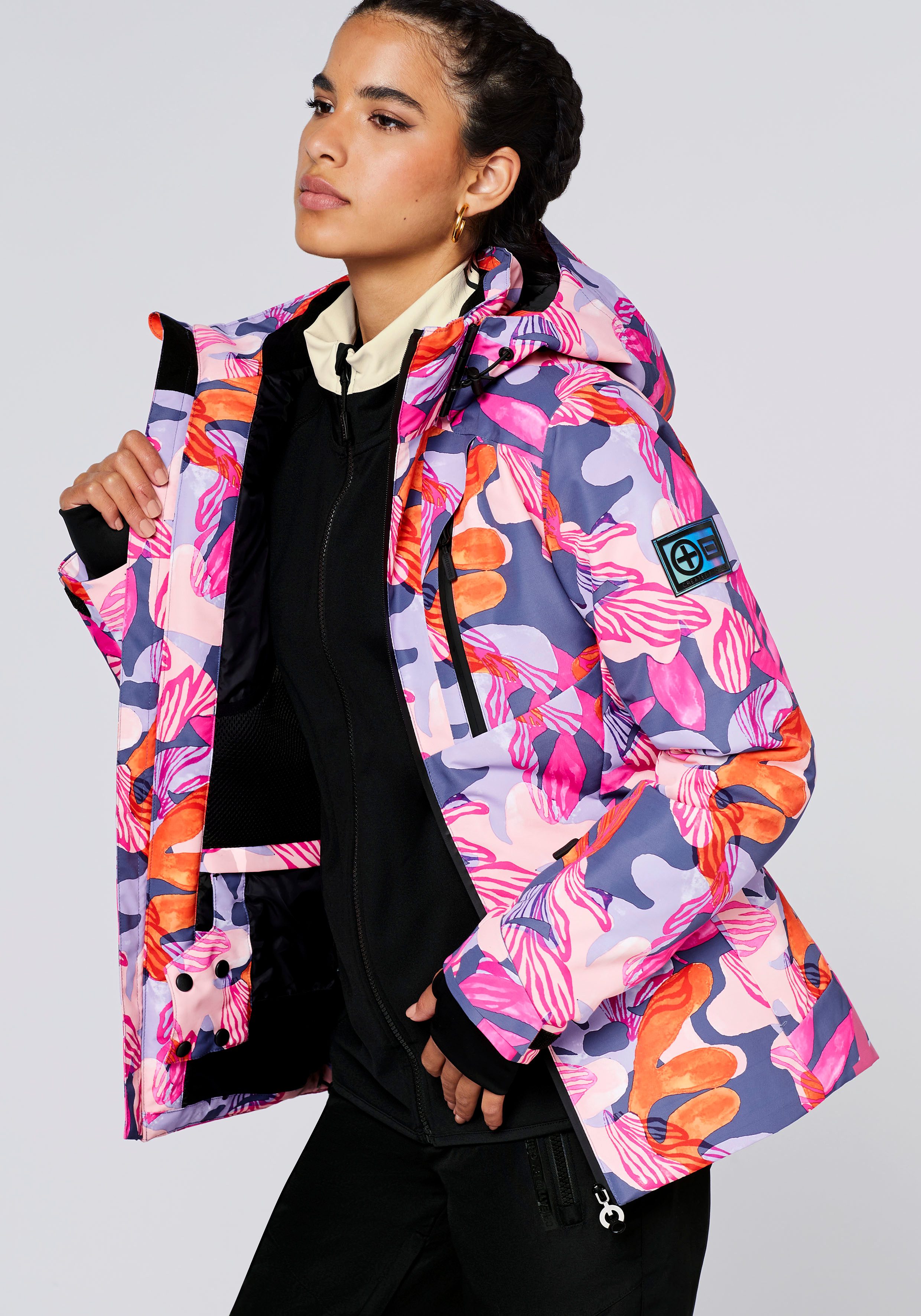 Chiemsee Skijacke PURPLE/PINK AOP günstig online kaufen