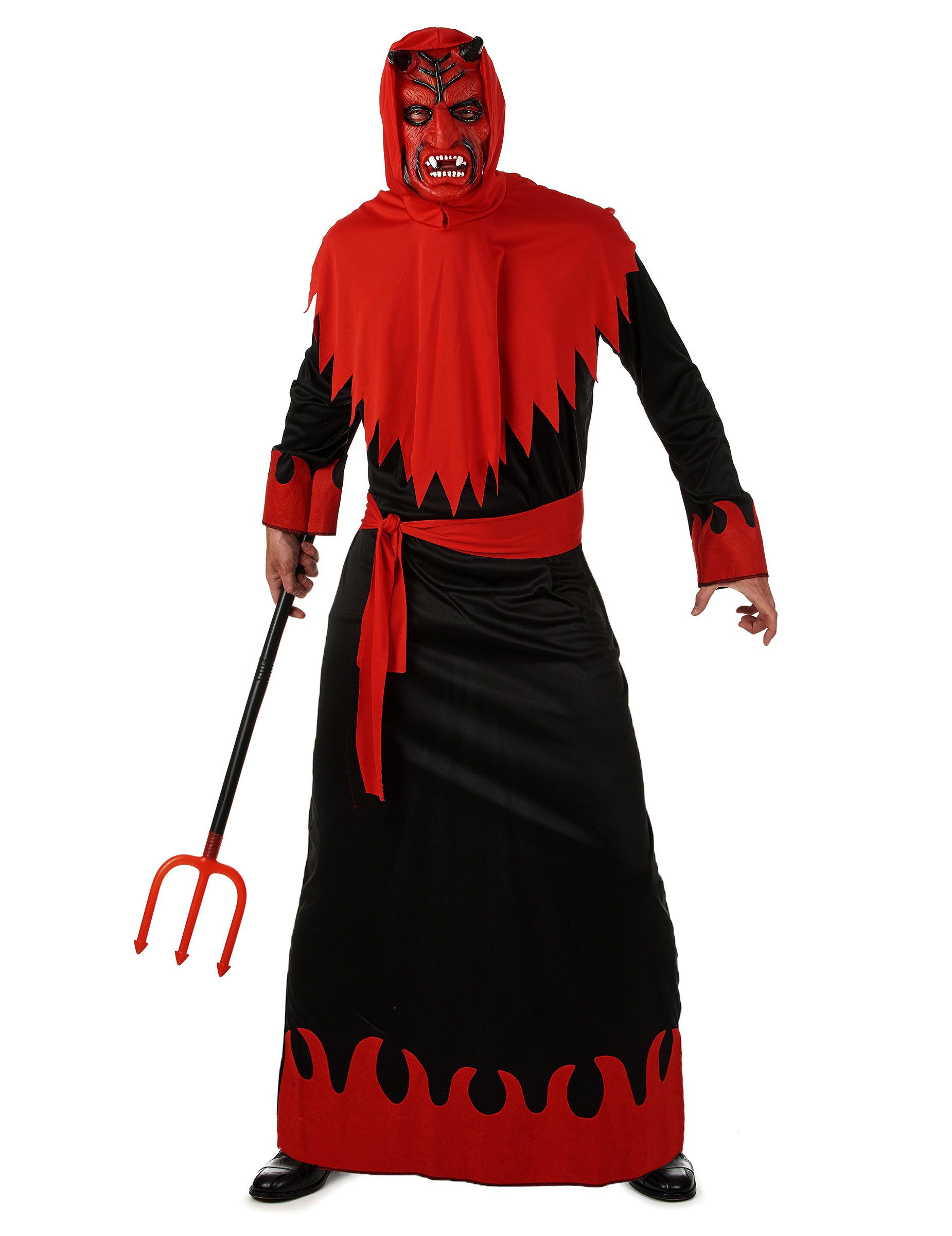 JADEO Kostüm Böser Teufel Halloween-Kostüm schwarz-rot