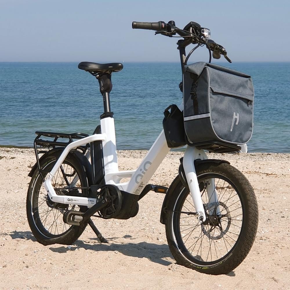 Haberland Fahrradtasche Haberland Frontträger-Tasche eMotion anthrazit/reflex - stabile Frontt