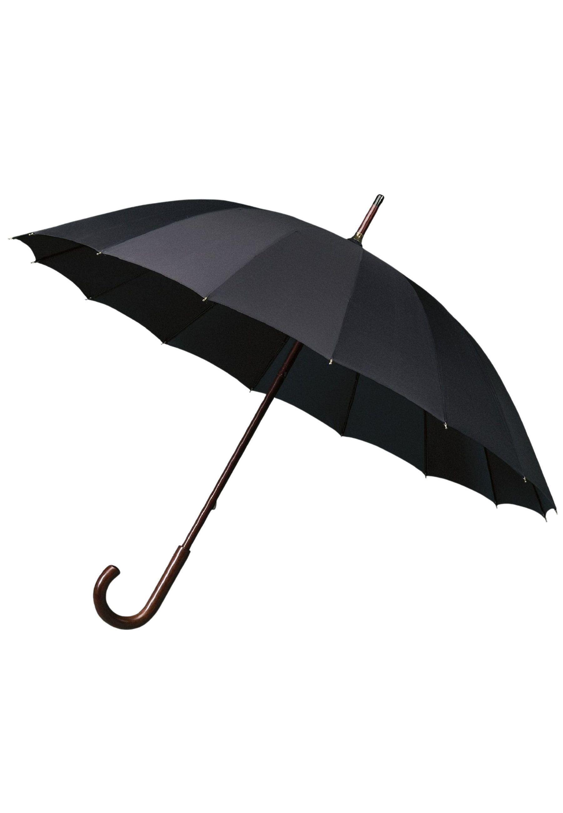 Taschenregenschirm Regenschirm - Kompakt - Manuelle Öffnung - 102 cm - Schwarz